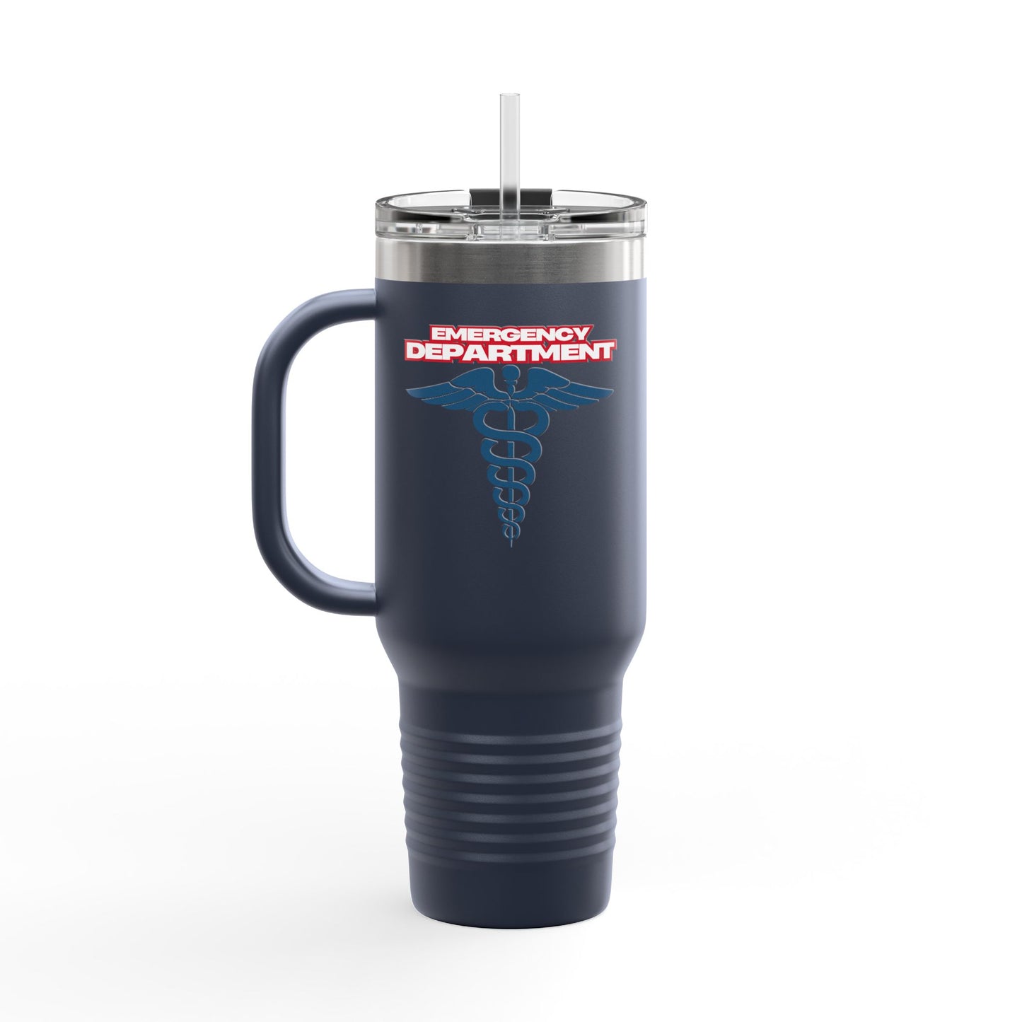 Patriotic Emergency Department Star of Life Insulated Travel Mug, 40oz gift