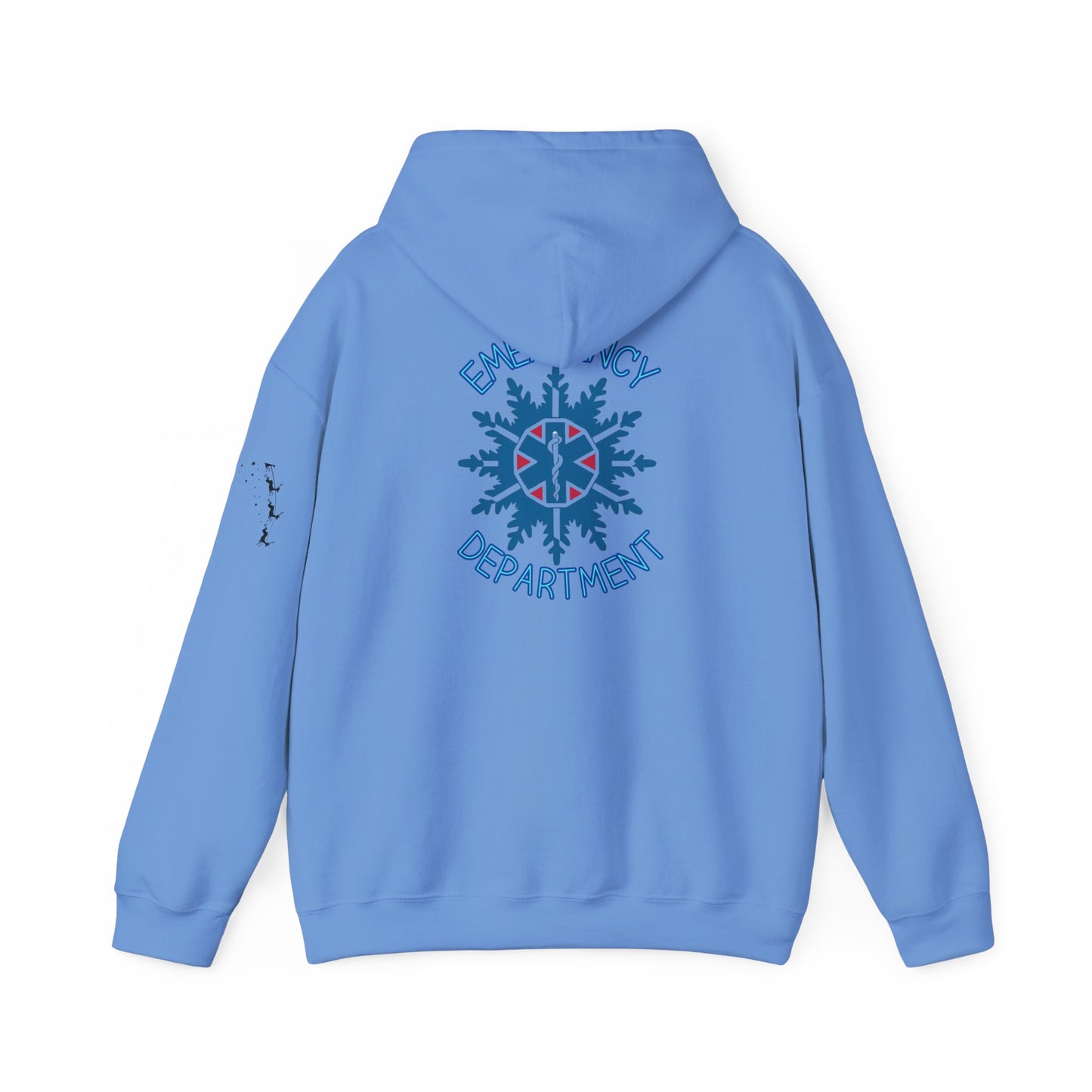 Holiday snowflake emergency department Unisex Heavy Blend™ Hooded Sweatshirt