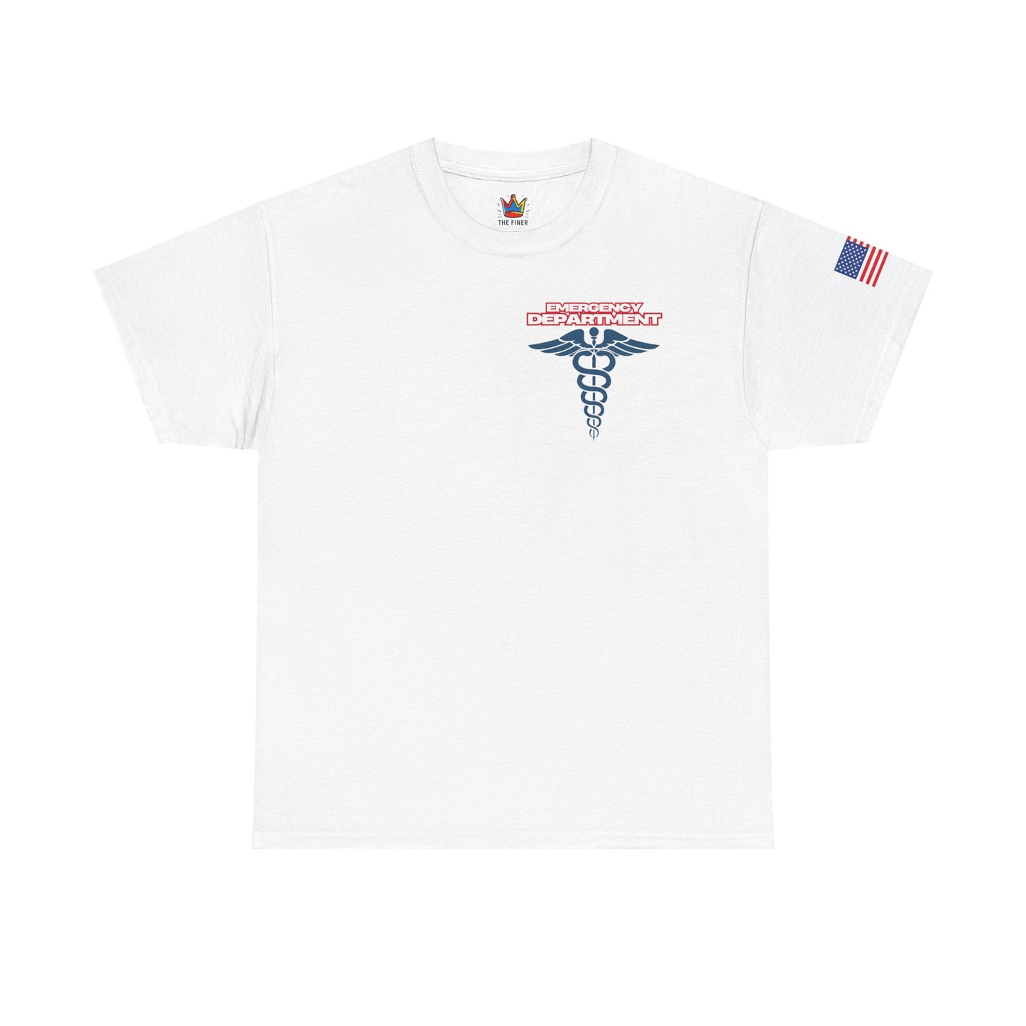 Patriotic Emergency Department T shirt gift for healthcare worker American flag star of life ED t-shirt