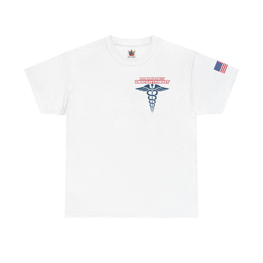 Patriotic Emergency Department T shirt gift for healthcare worker American flag star of life ED t-shirt