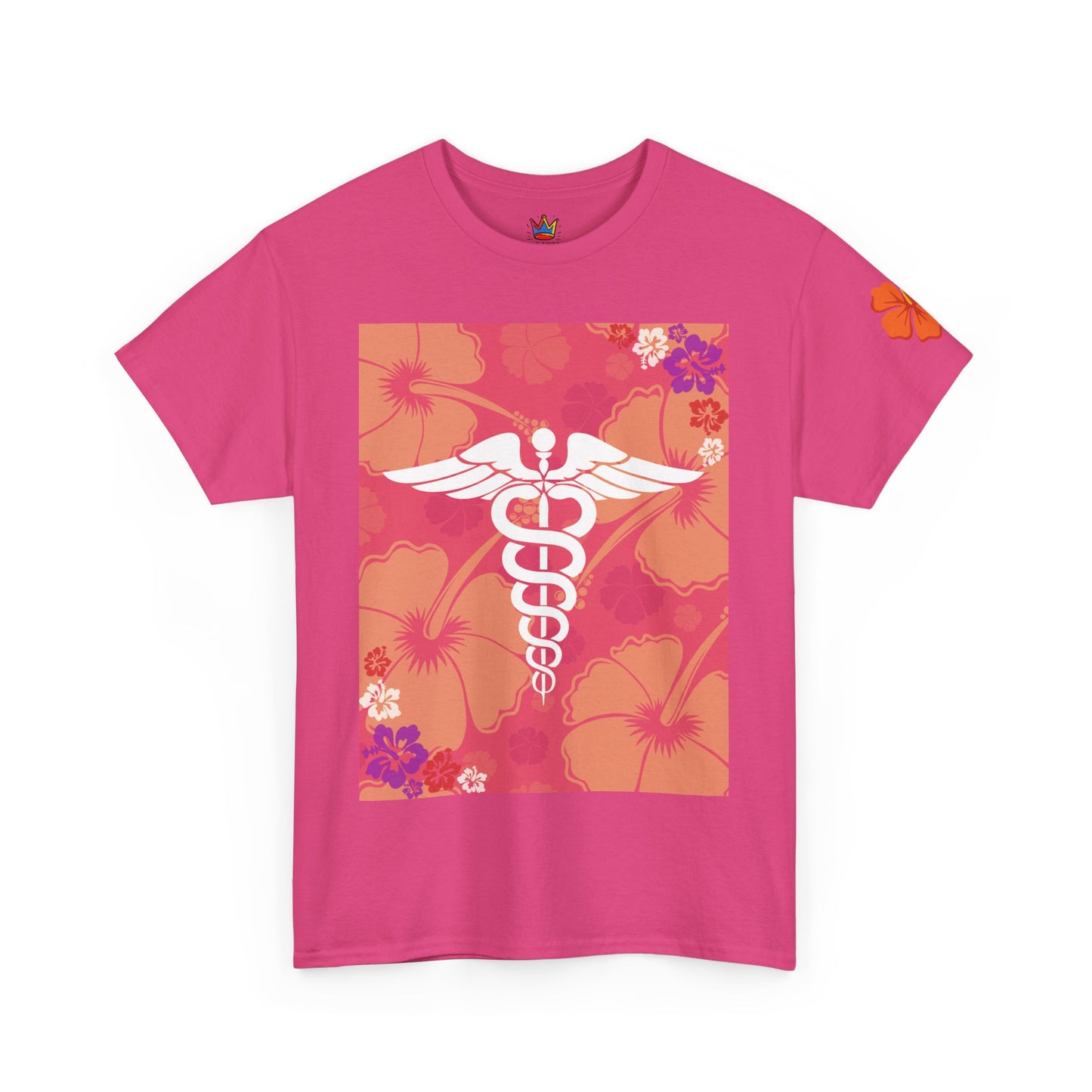 Hawaiian healthcare worker t shirt summer gift for healthcare heroes Unisex Heavy Cotton Tee