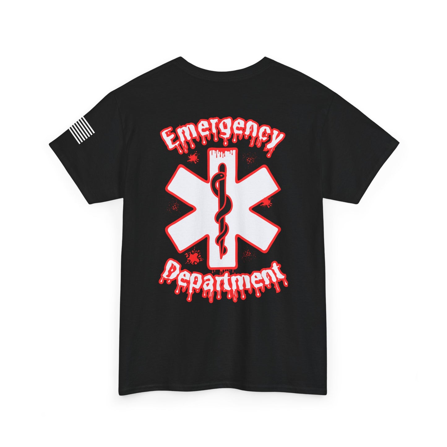 Emergency department ghostface themed ER halloween Unisex Heavy Cotton Tee