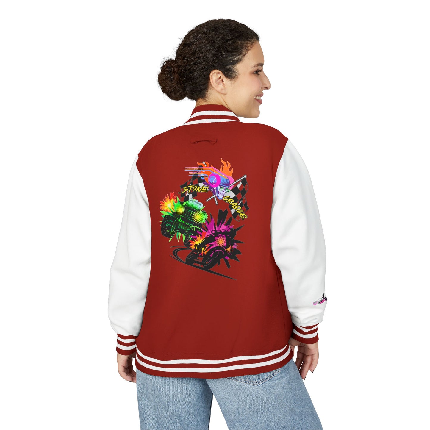 Unisex Heavyweight Letterman Jacket (Stone Cradle)