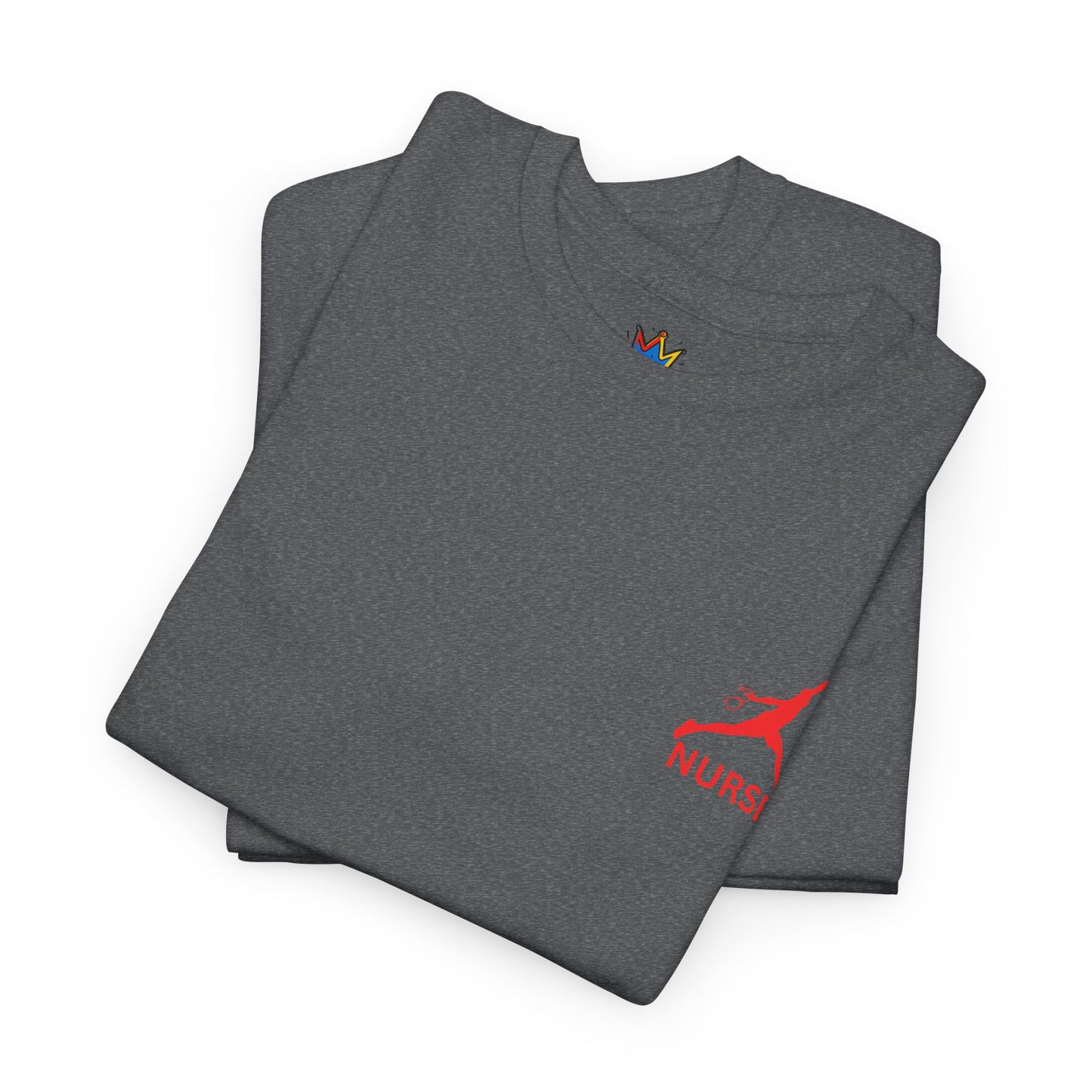 Nursing jumpman t shirt gift nurses week sporty nurse gift Unisex Heavy Cotton Tee