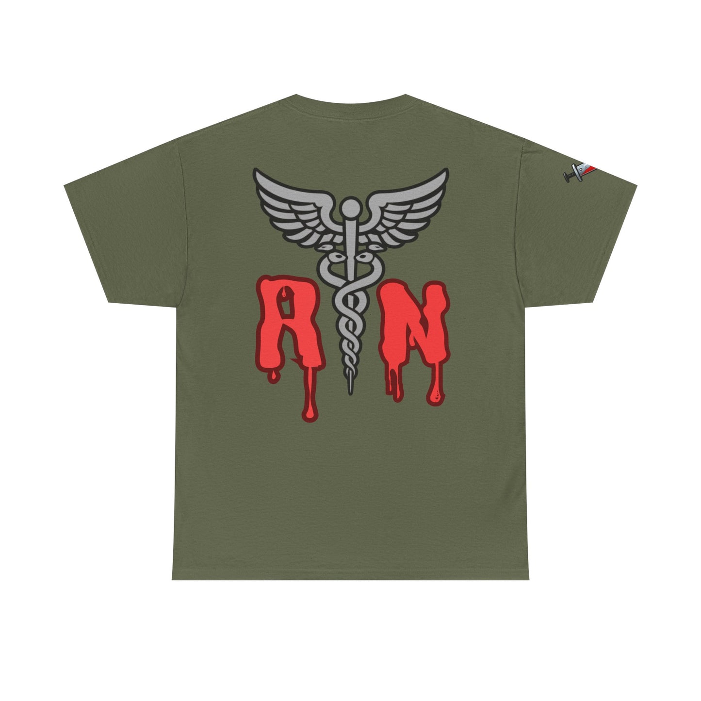 Nursing Halloween t shirt gift Friday the 13th RN T-shirt Jacob hockey mask with spooky RN emblem