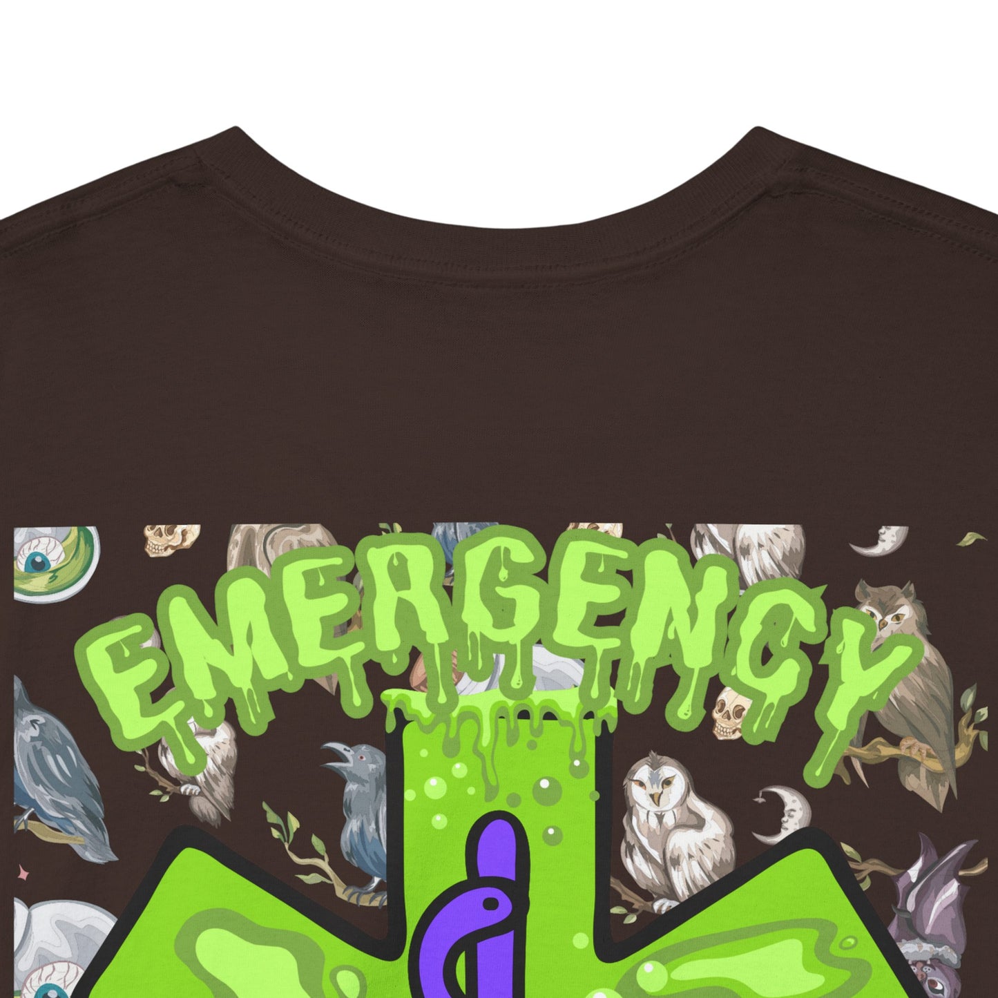 Witches Boiling Cauldron Halloween themed emergency department Unisex Heavy Cotton Tee