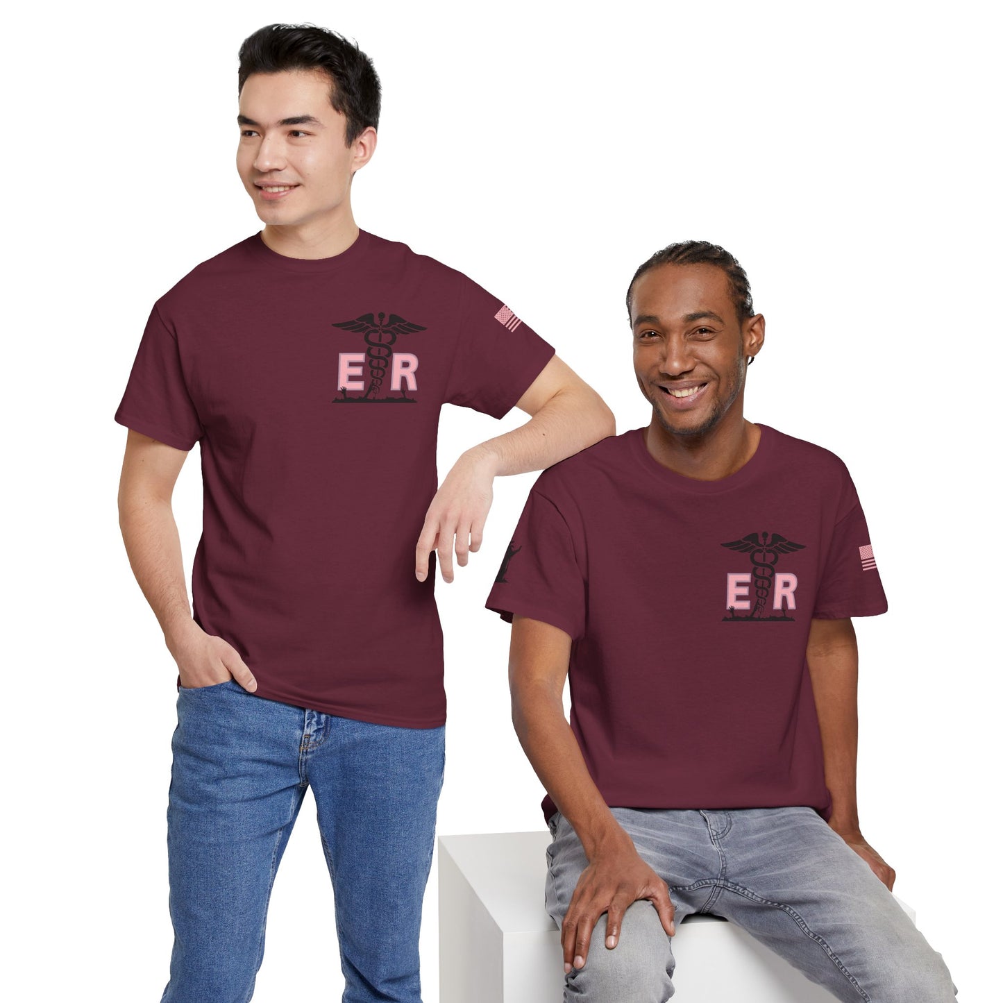 ER Halloween strawberry moon Night of the Living Dead t shirt Unisex Heavy Cotton Tee