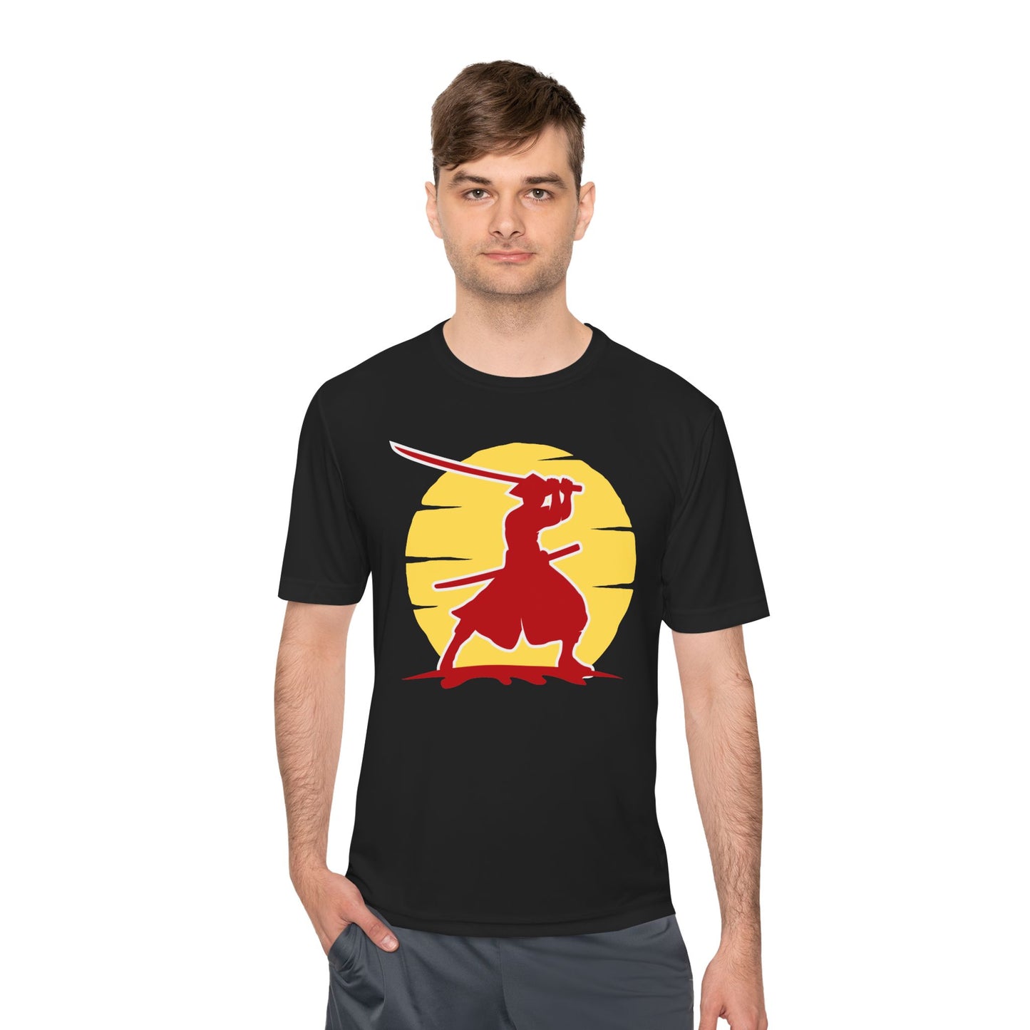Gym gear samurai slice thank you Unisex Moisture Wicking Tee