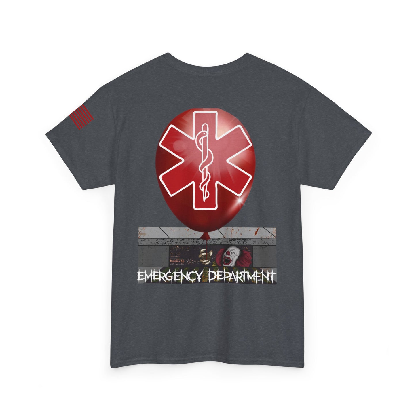 ER halloween clown t shirt Unisex Heavy Cotton Tee