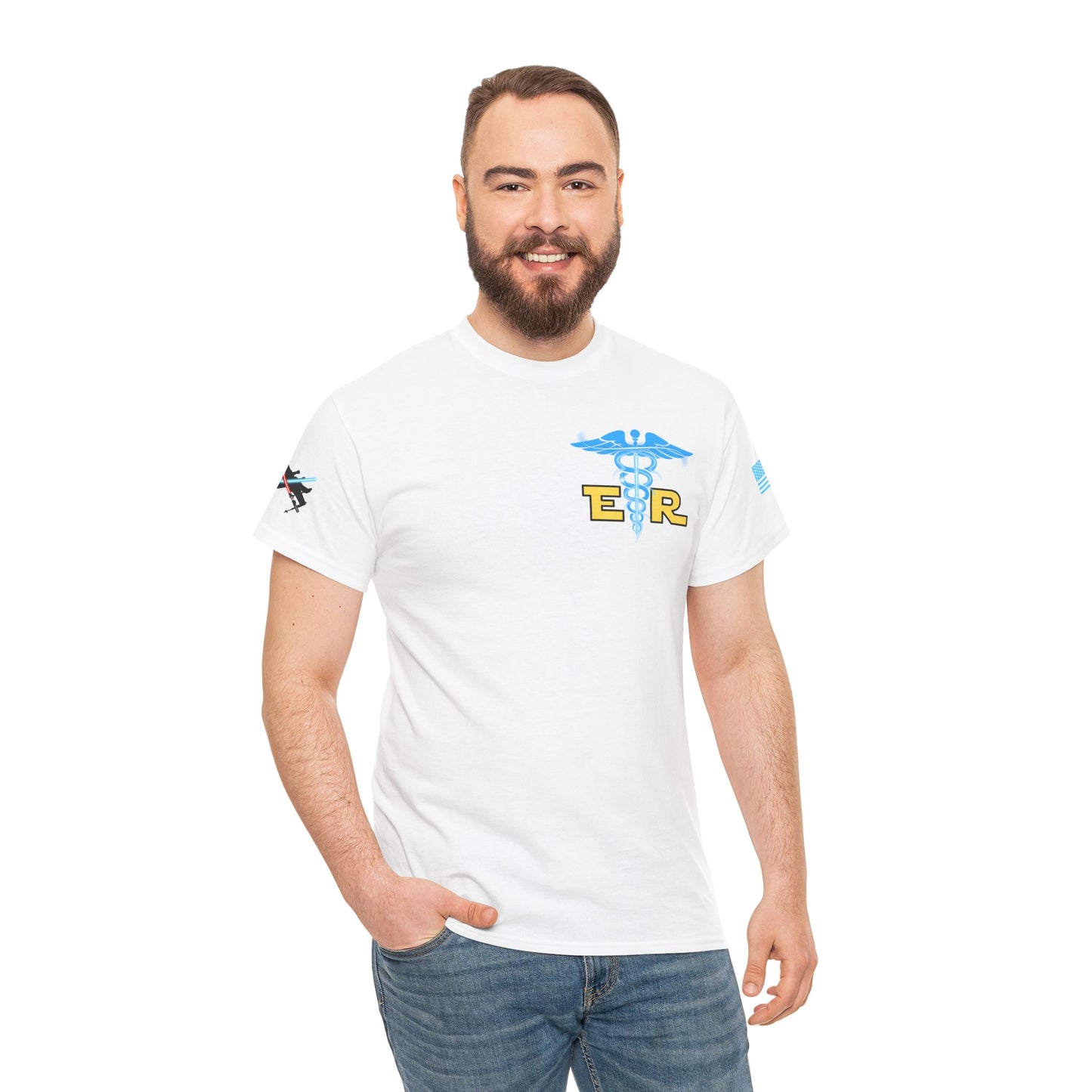 Feel the force galactic Unisex Heavy Cotton Tee