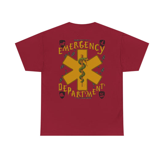 Gryffin Grit – Emergency Department Warrior Tee Emergency Department Crew Tee potter loving healthcare emergency department Unisex Heavy Cotton Tee