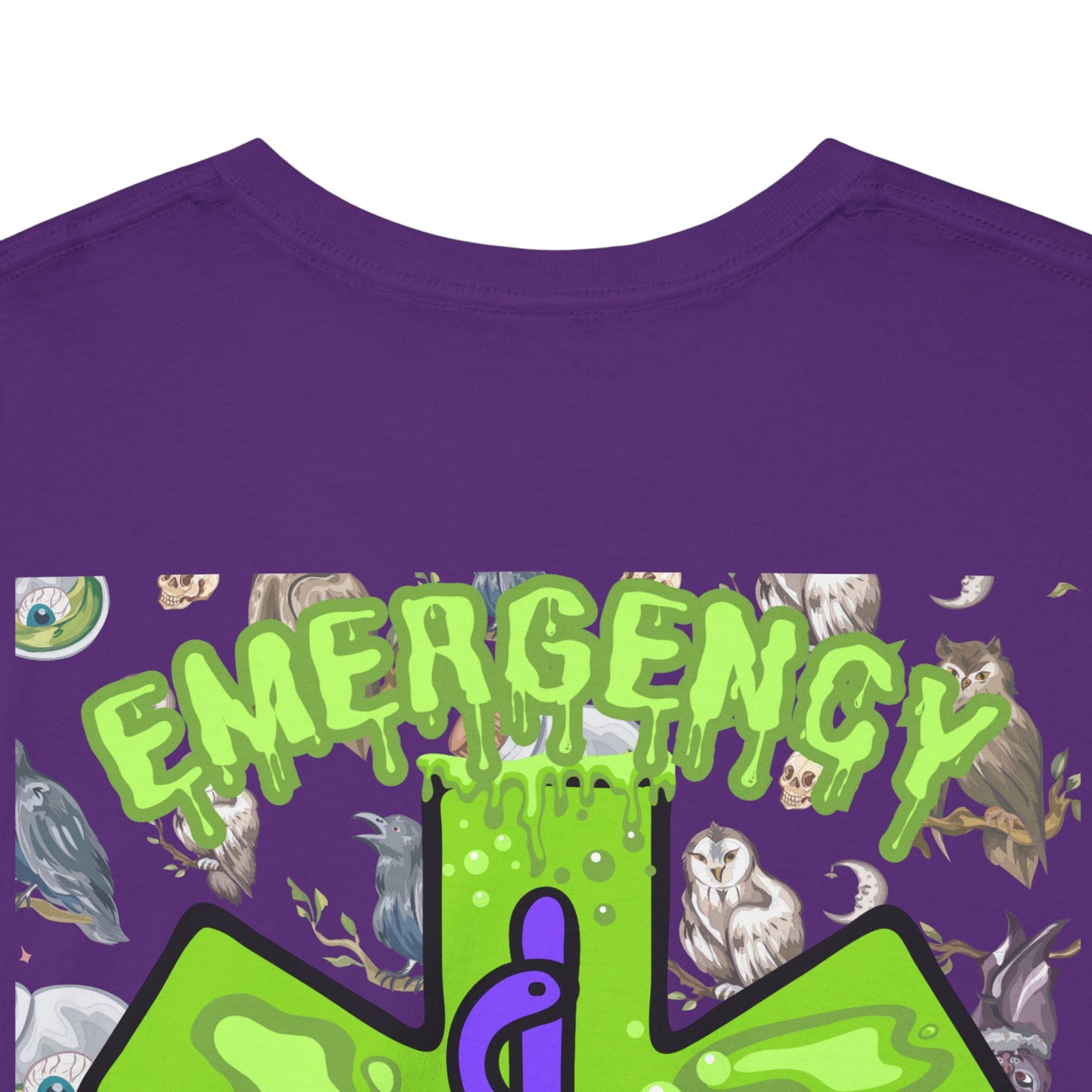 Witches Boiling Cauldron Halloween themed emergency department Unisex Heavy Cotton Tee