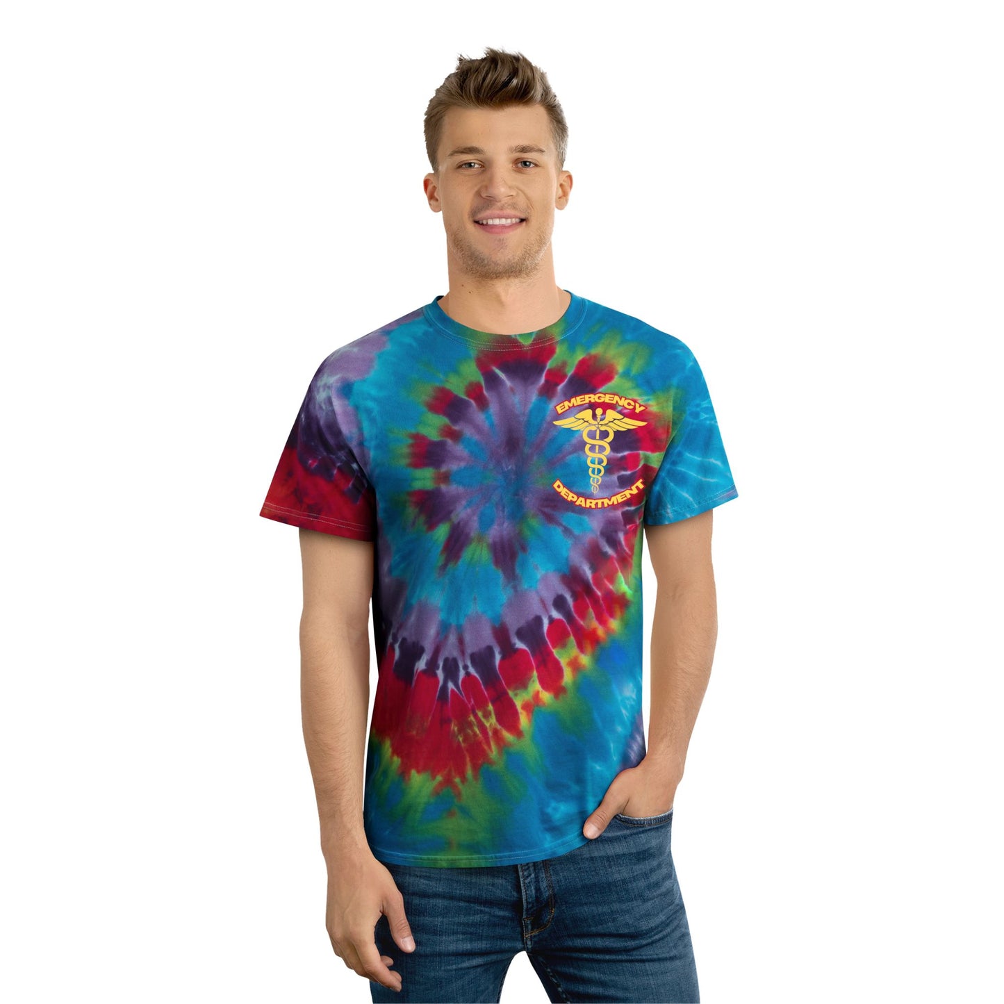 Summer time emergency department Tie-Dye Tee, Spiral
