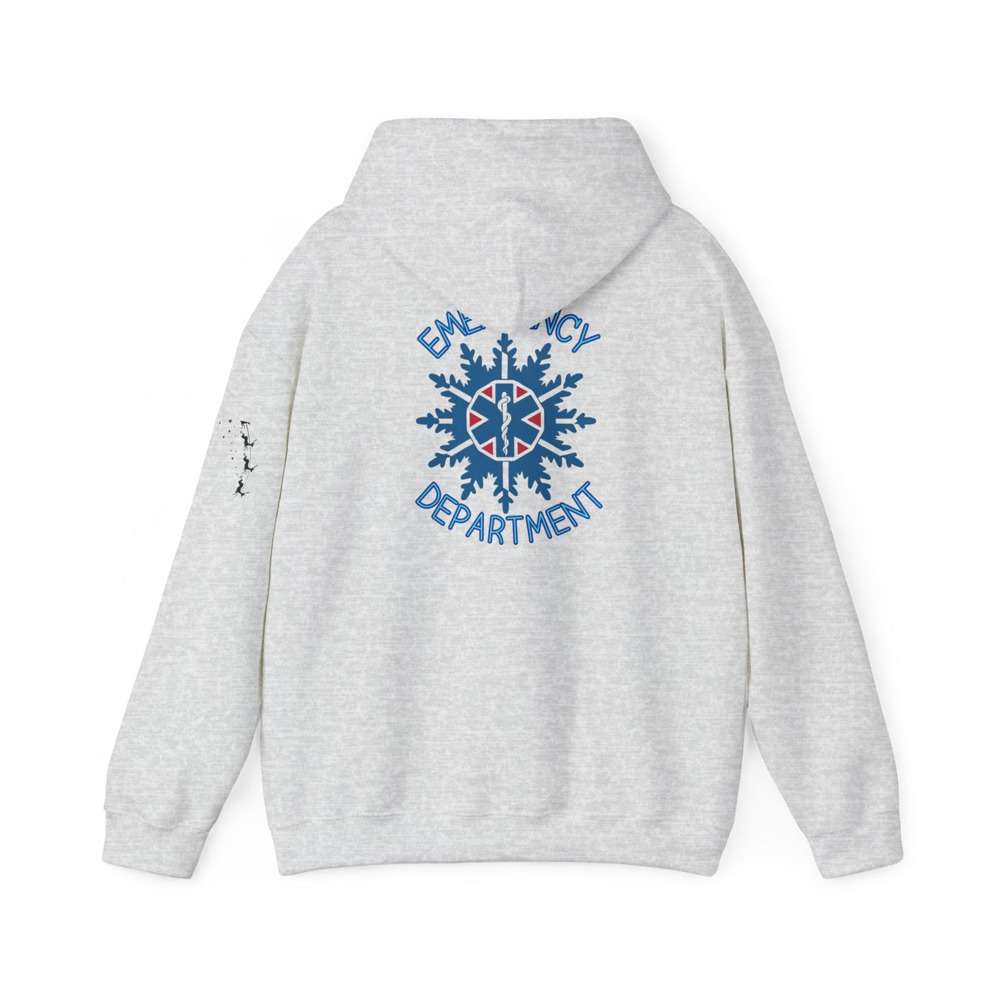 Holiday snowflake emergency department Unisex Heavy Blend™ Hooded Sweatshirt