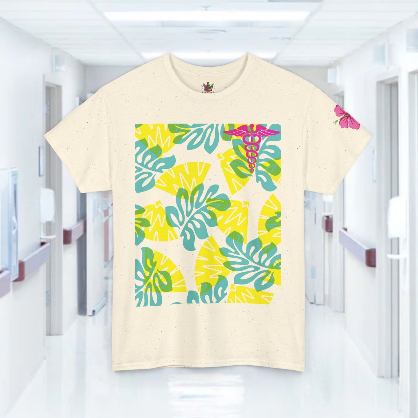 Summertime in the ER Hawaiian themed ED t shirt gift for nurses week floral ER shirt tropical themed er healthcare worker t shirt