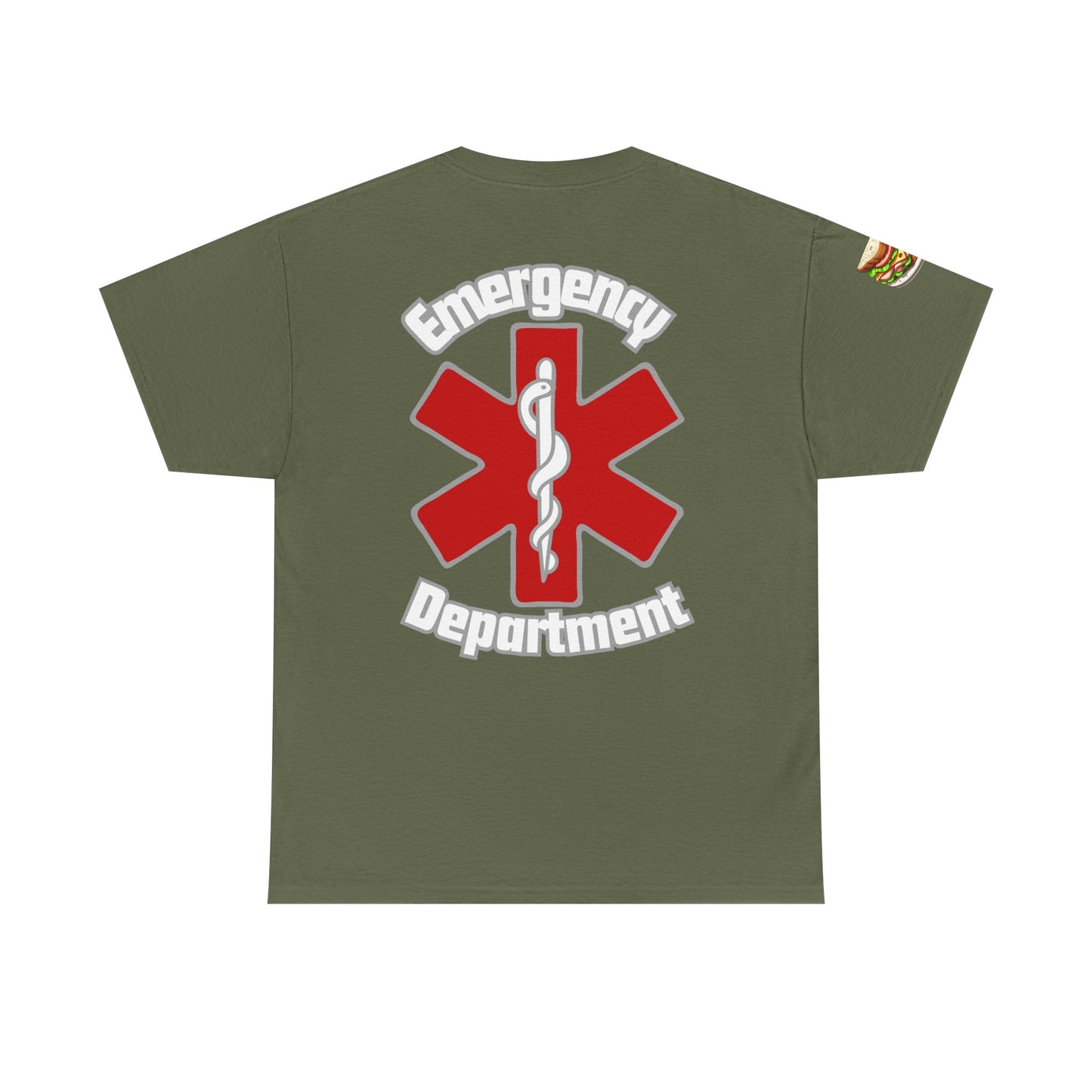 ER humor tee: Hi! Ask me about our turkey sandwiches