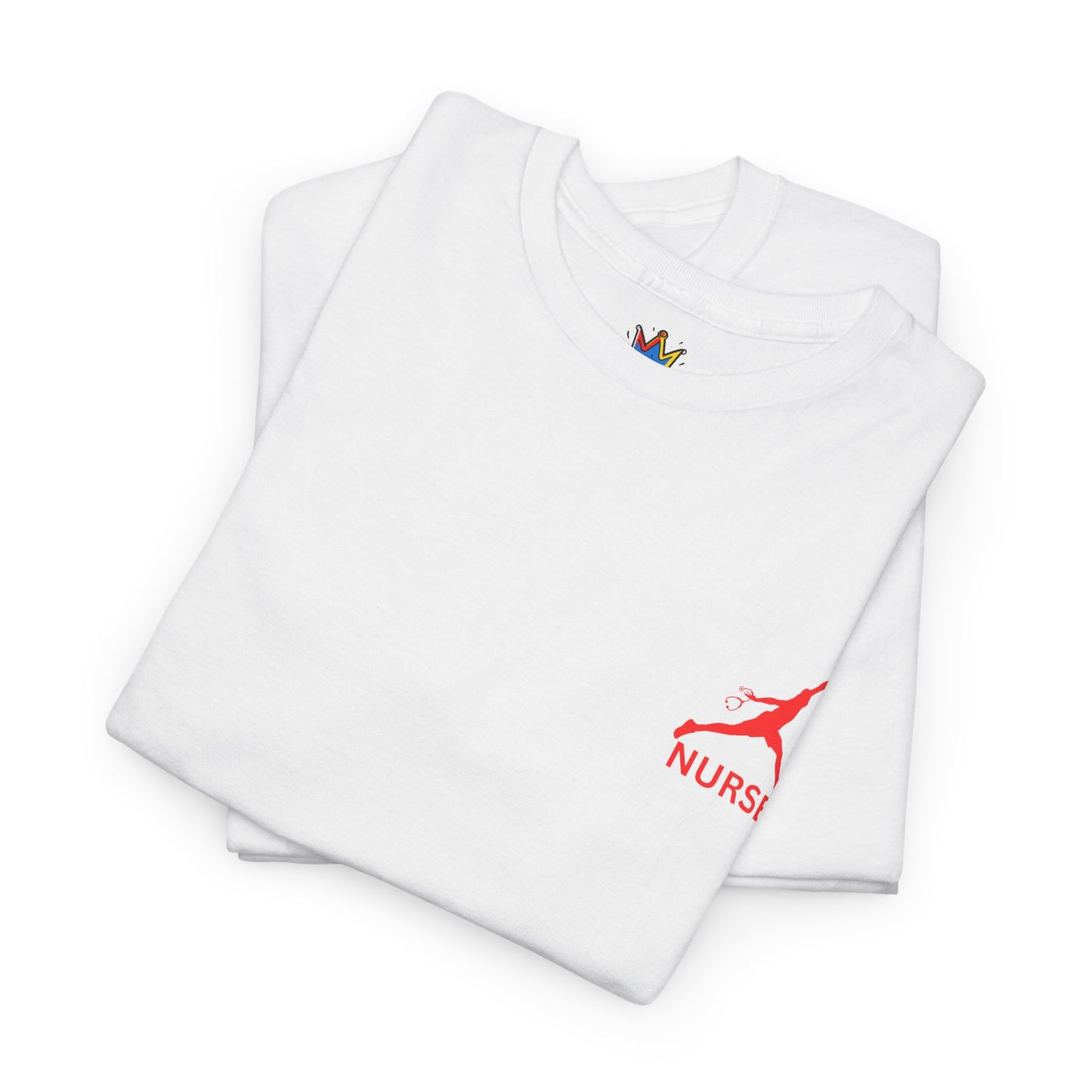 Nursing jumpman t shirt gift nurses week sporty nurse gift Unisex Heavy Cotton Tee