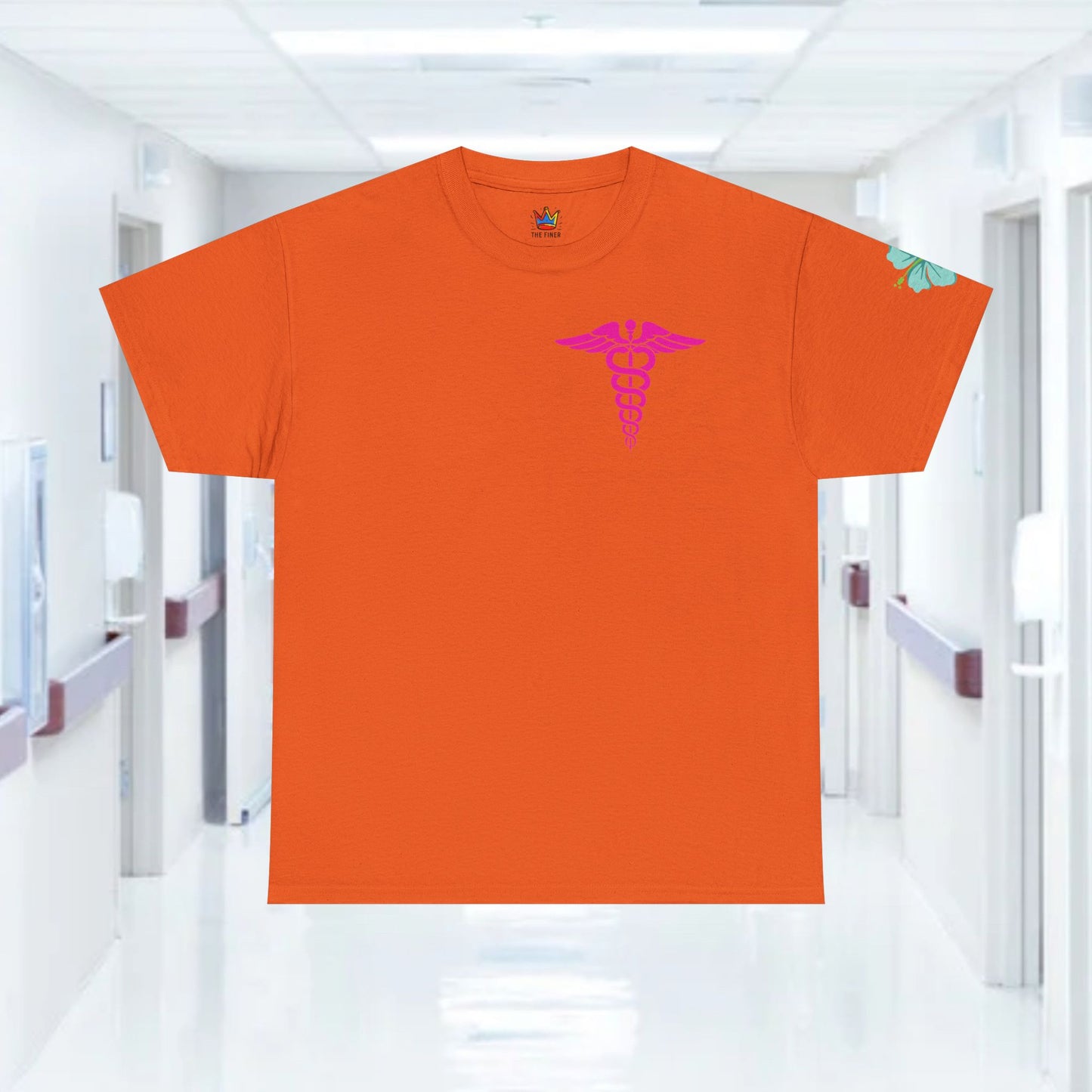 Copy of Summertime RN Hawaiian themed t shirt gift for nurses week floral RN shirt tropical themed RN healthcare worker gift t shirt