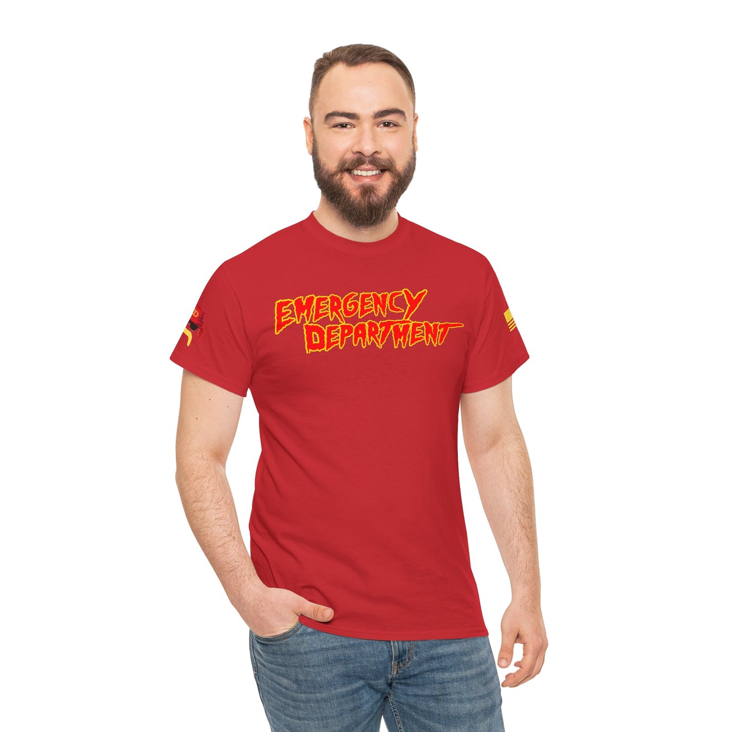 ER Mania Runnin Wild wrestling legend homage Unisex Heavy Cotton Tee