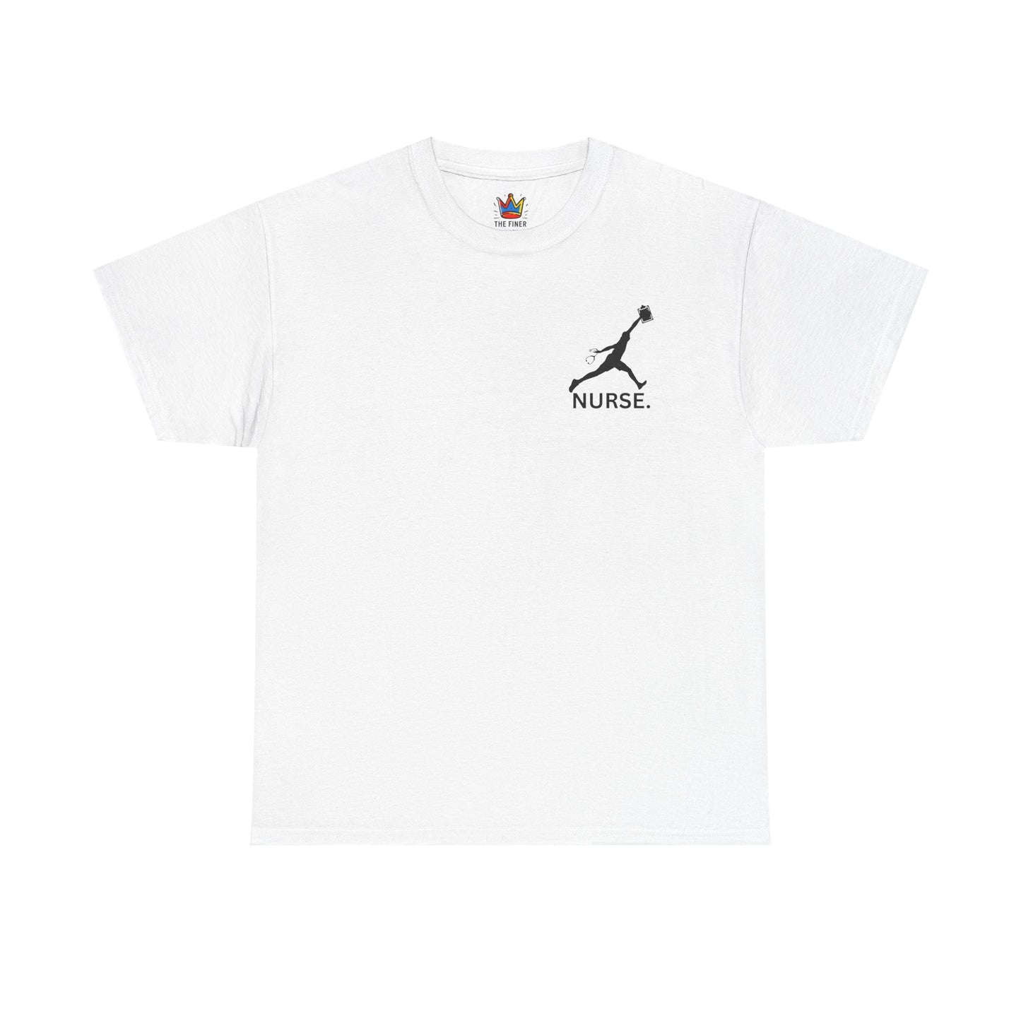 Jumpman Nurse T Shirt Bold Multicolor Athletic Nurse Shirt, Unisex Heavy Cotton Tee, Nursing Graduation Gift, RN Medical Staff Shirt