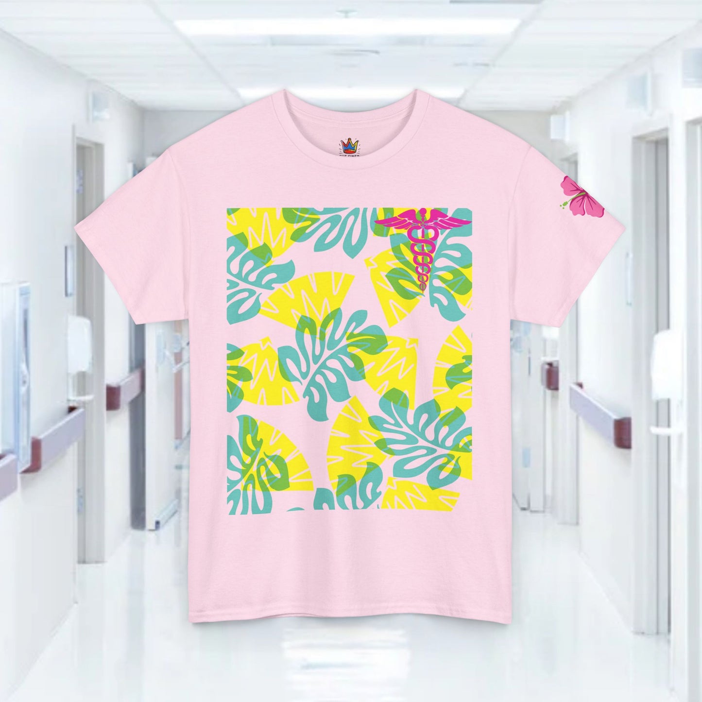 Summertime in the ER Hawaiian themed ED t shirt gift for nurses week floral ER shirt tropical themed er healthcare worker t shirt