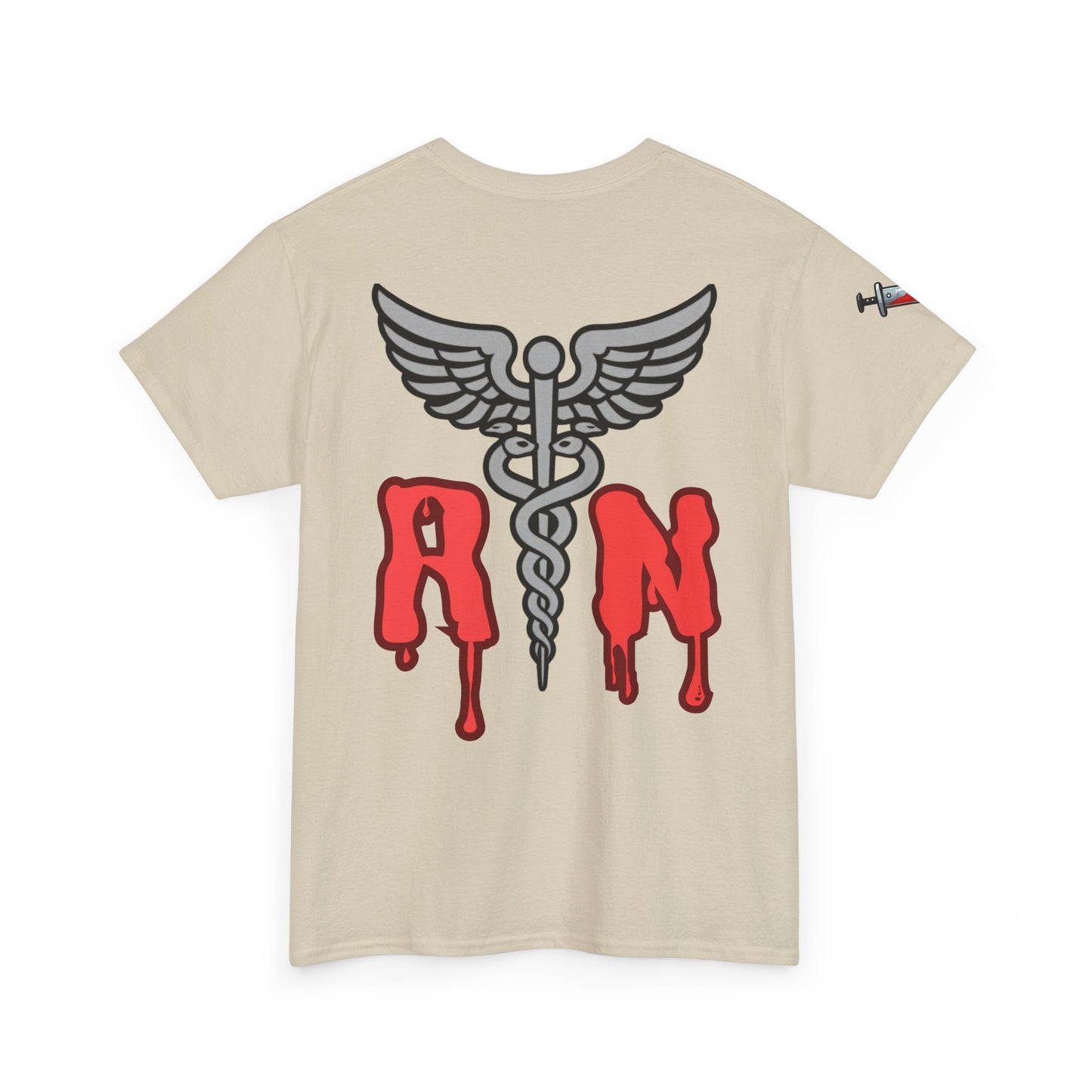 Nursing Halloween t shirt gift Friday the 13th RN T-shirt Jacob hockey mask with spooky RN emblem