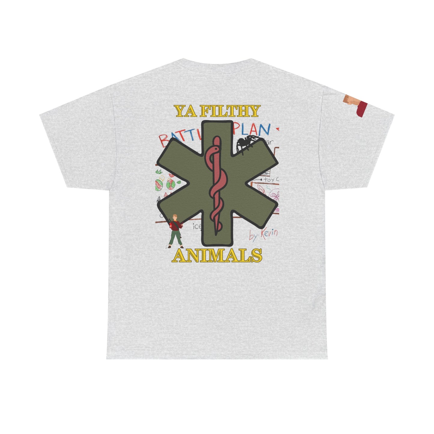 Home alone hospital edition Christmas Unisex Heavy Cotton Tee