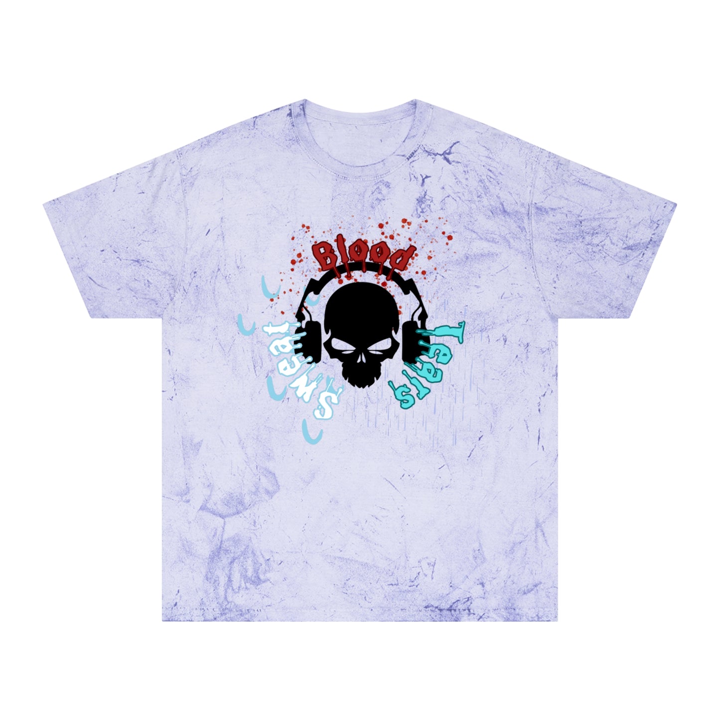 Blood sweat and tears skull Unisex Color Blast T-Shirt