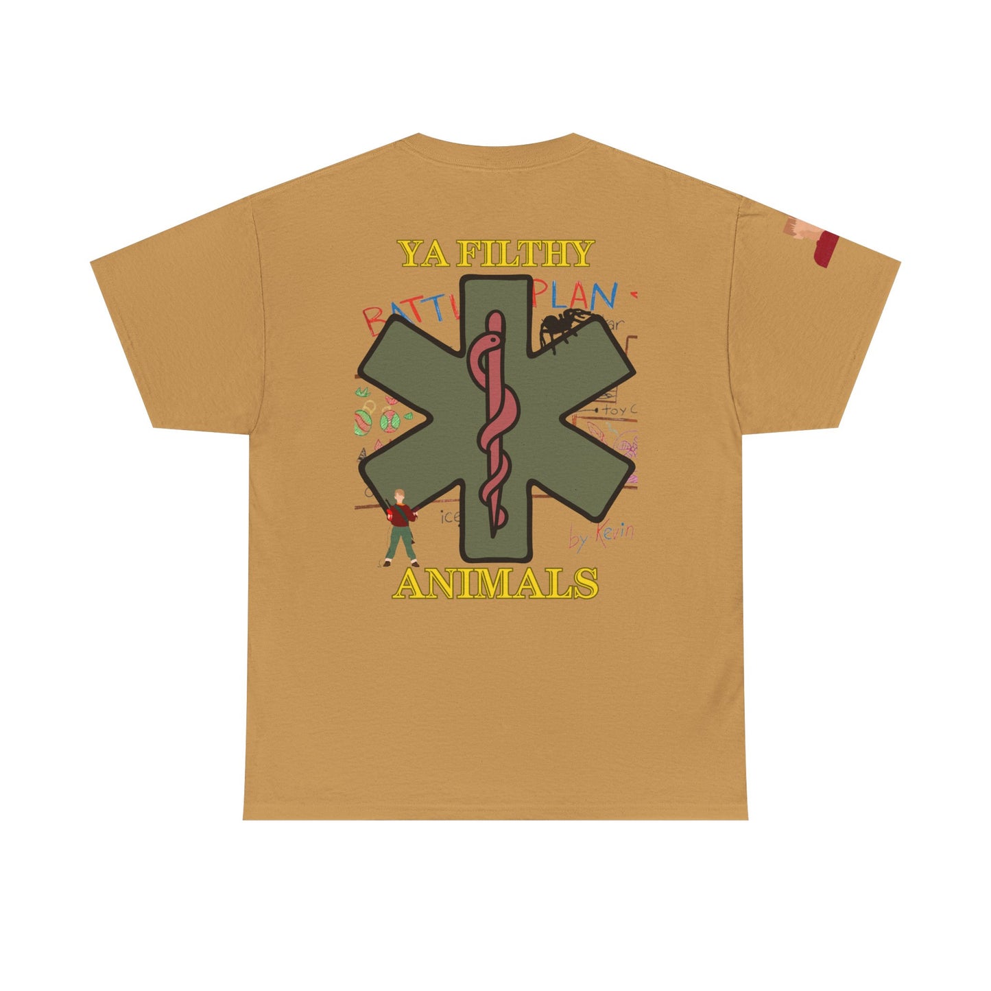 Home alone hospital edition Christmas Unisex Heavy Cotton Tee