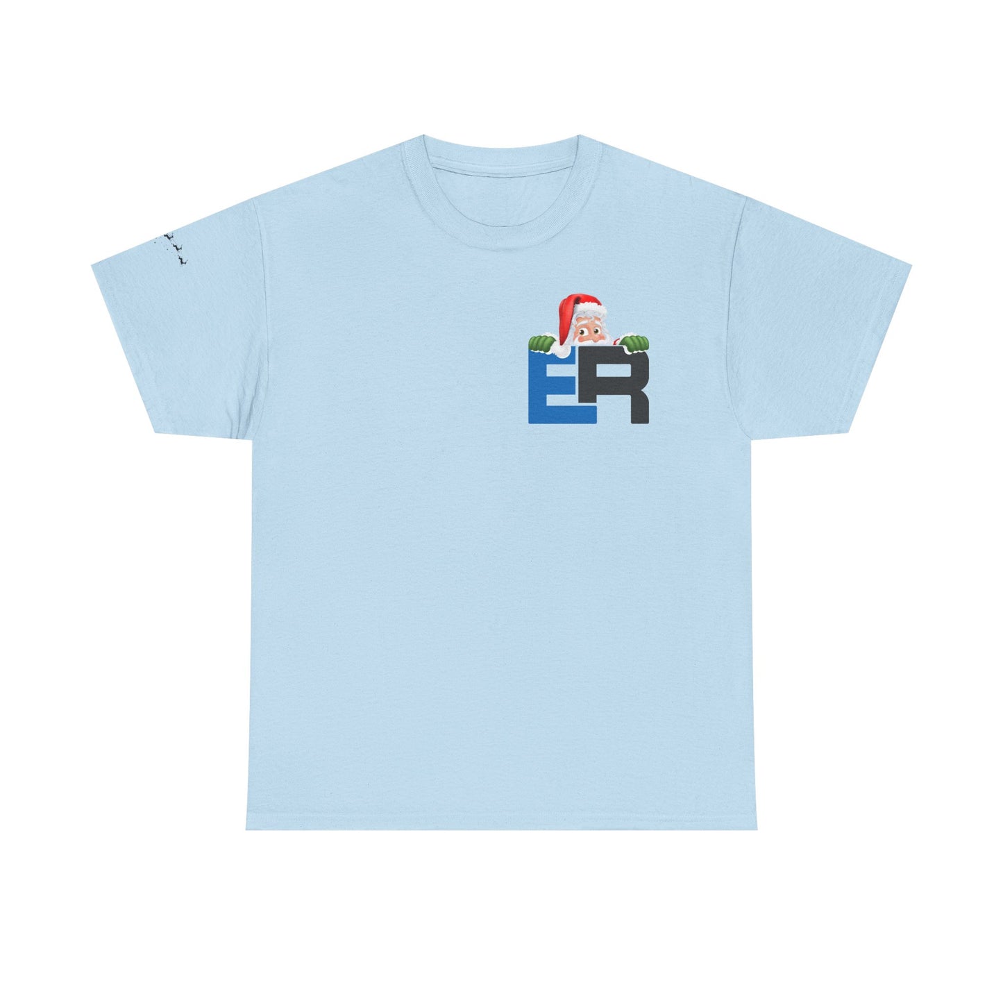 Emergency Room Christmas Unisex Tee - Santa Snowflakes Holiday Cheer Shirt, ER Nurse Doctor Gift, Xmas Medical Staff Apparel, Holiday Season