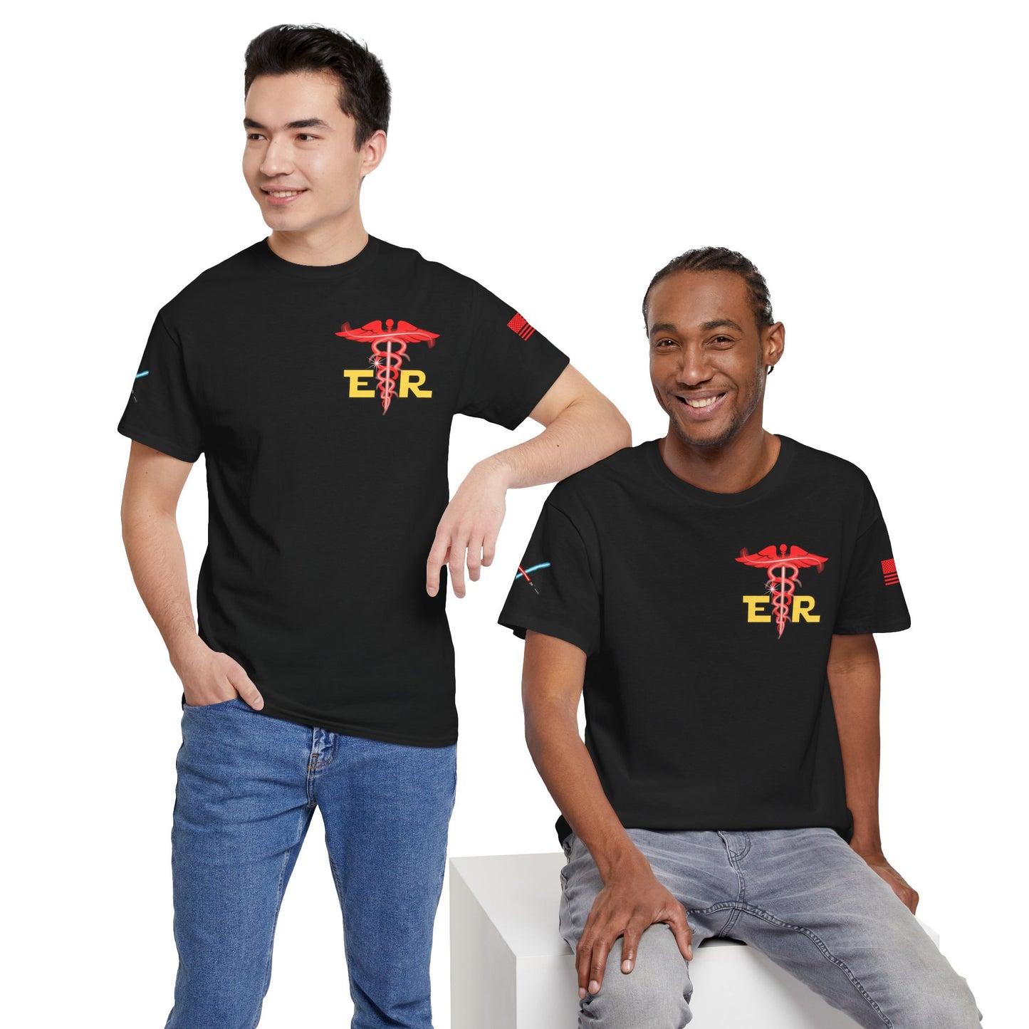 Embrace the dark side galactic Unisex Heavy Cotton Tee