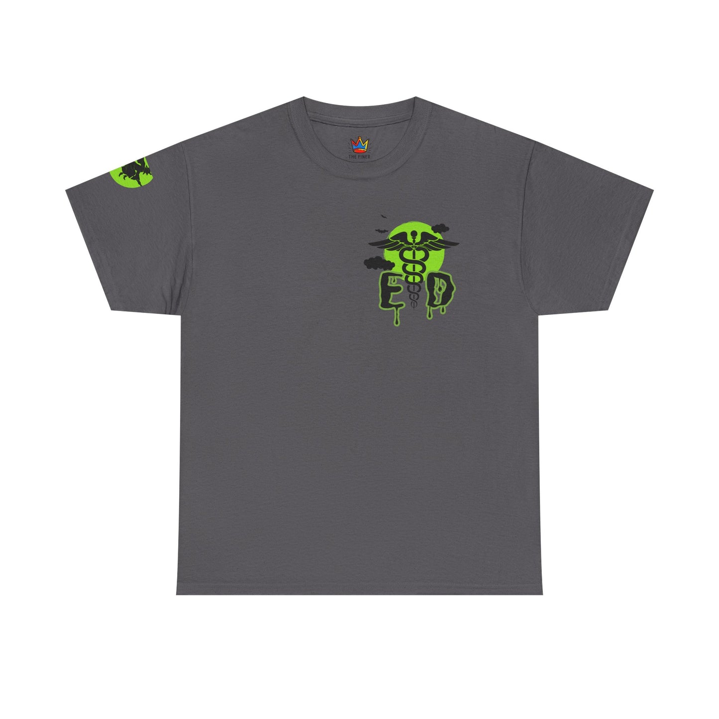 Witches Boiling Cauldron Halloween themed emergency department Unisex Heavy Cotton Tee