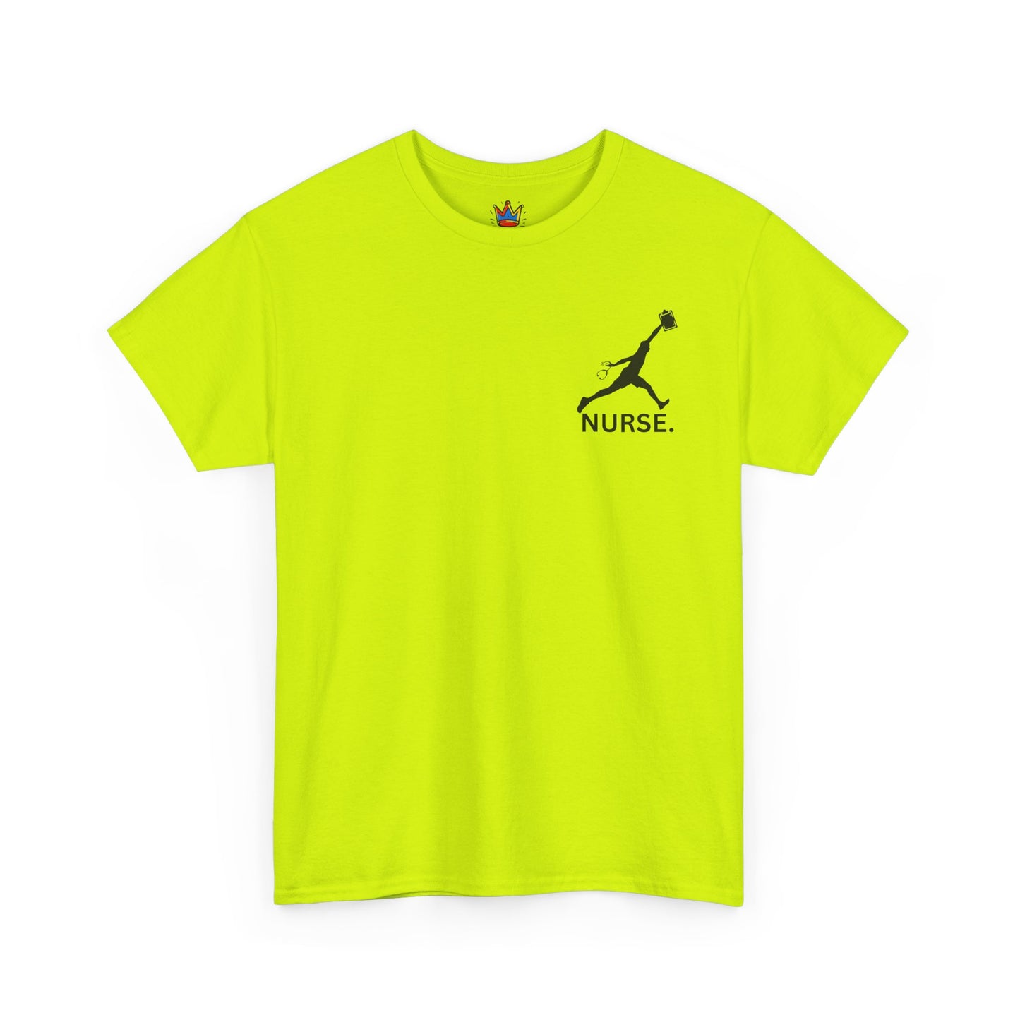 Jumpman Nurse T Shirt Bold Multicolor Athletic Nurse Shirt, Unisex Heavy Cotton Tee, Nursing Graduation Gift, RN Medical Staff Shirt