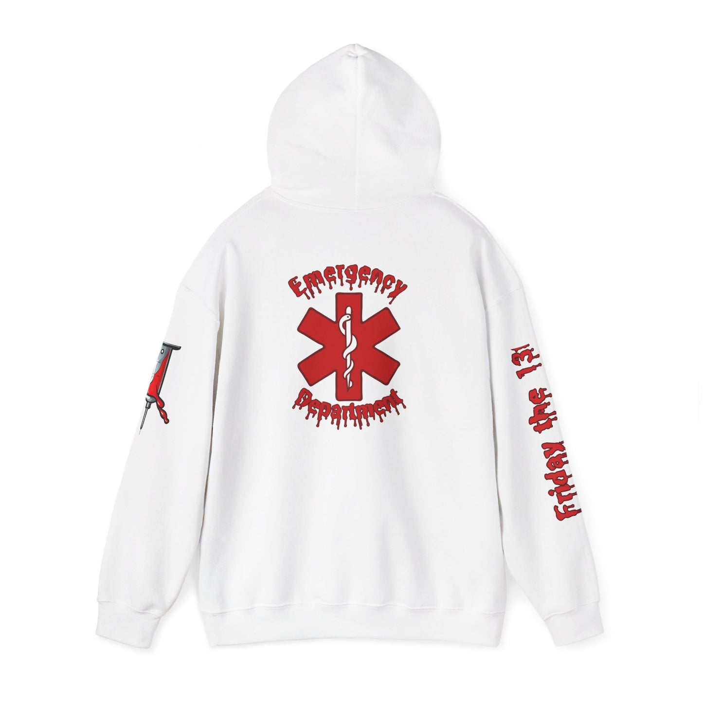Emergency department RN gift Halloween hoodie Friday the 13th ER RN Hoodie Jason hockey mask