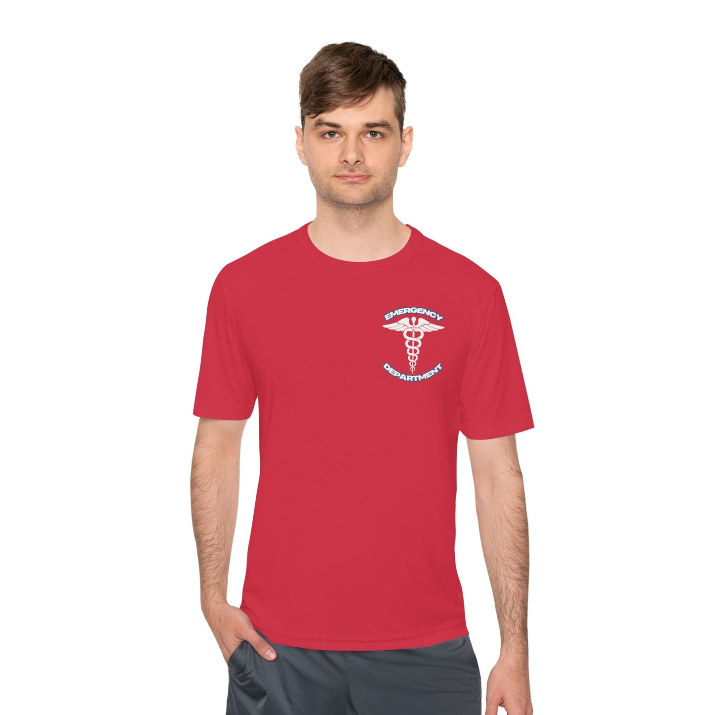 Patriotic Emergency Department Unisex Moisture Wicking Tee