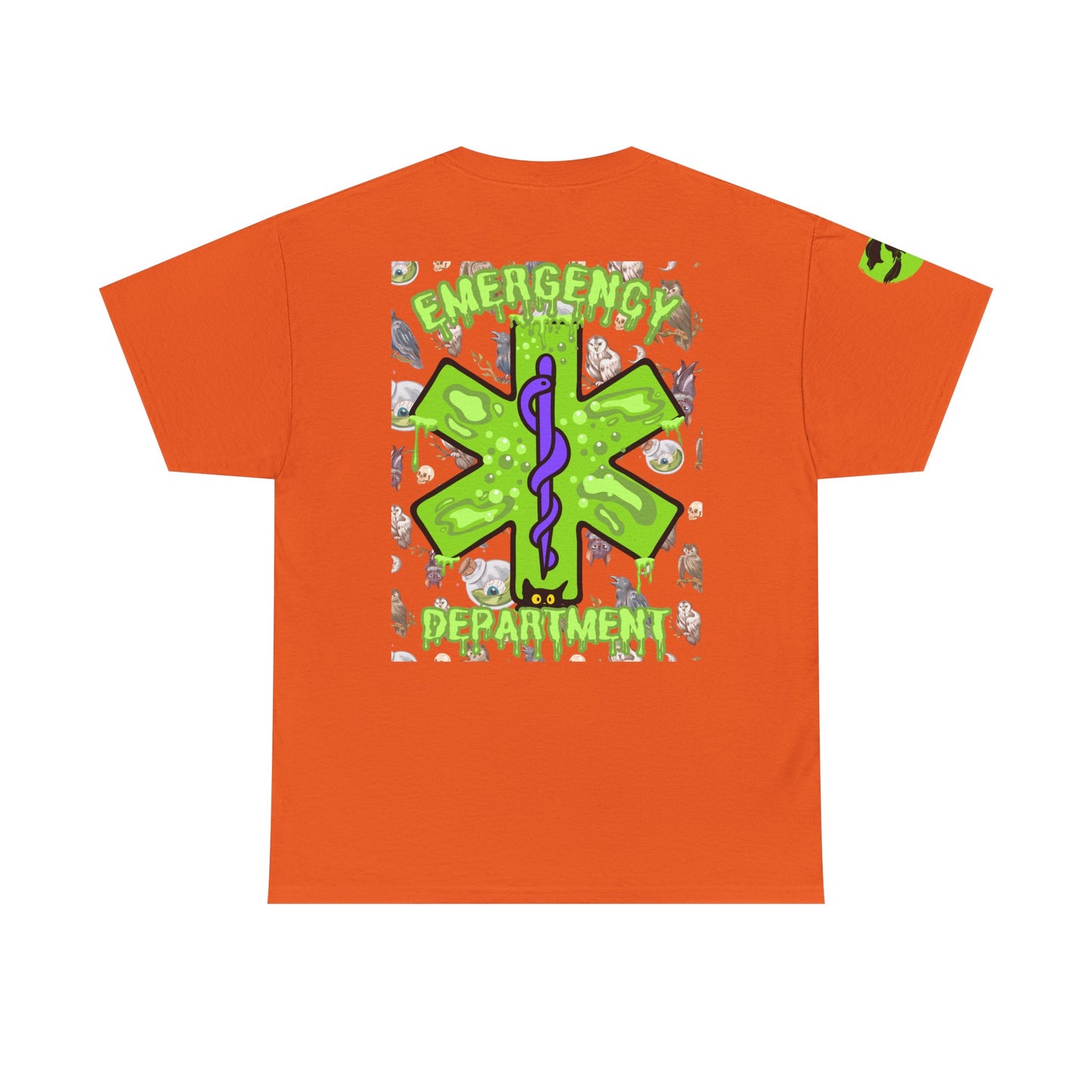 Witches Boiling Cauldron Halloween themed emergency department Unisex Heavy Cotton Tee