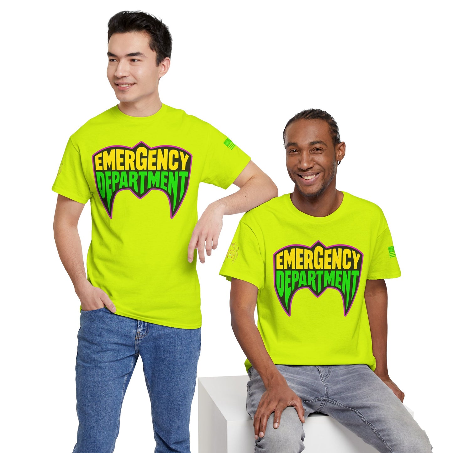 The Ultimate ER tee homage to wrestling legends Unisex Heavy Cotton Tee