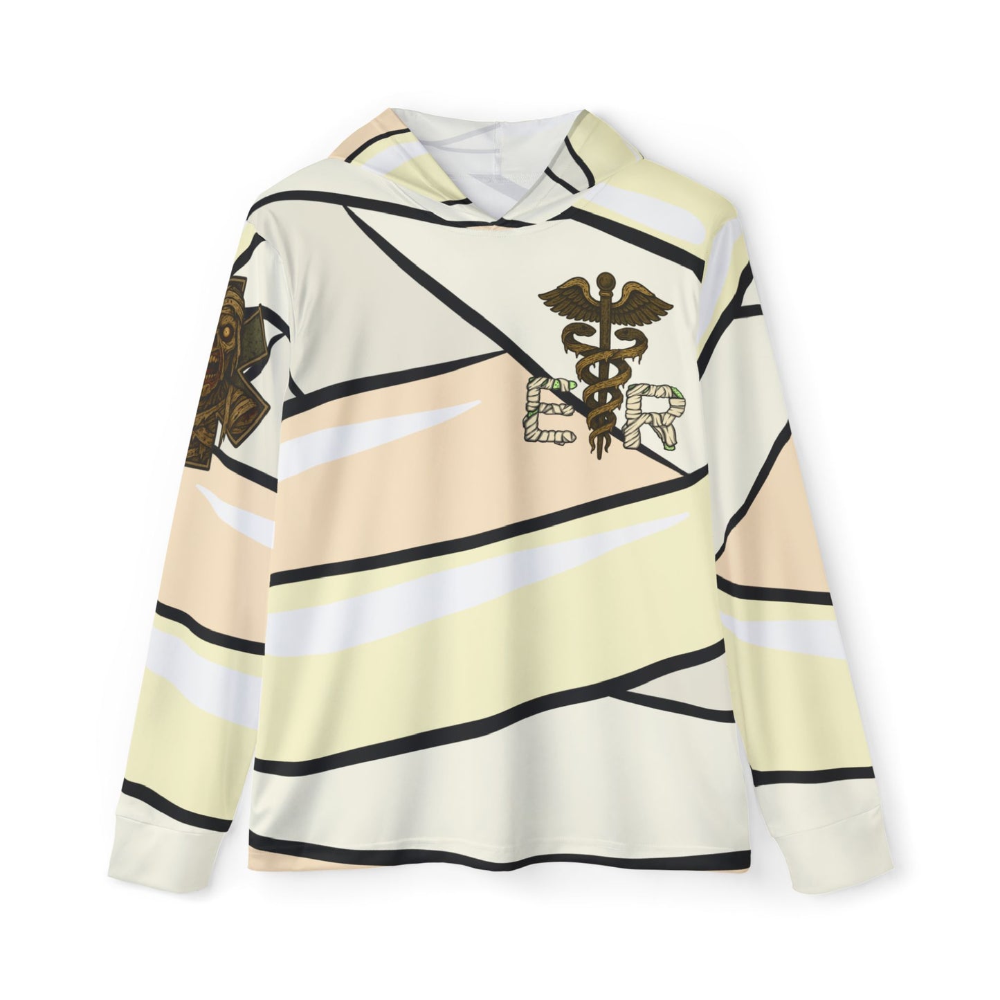 Halloween in the ER Mummy themed Sports Warmup Hoodie (AOP)