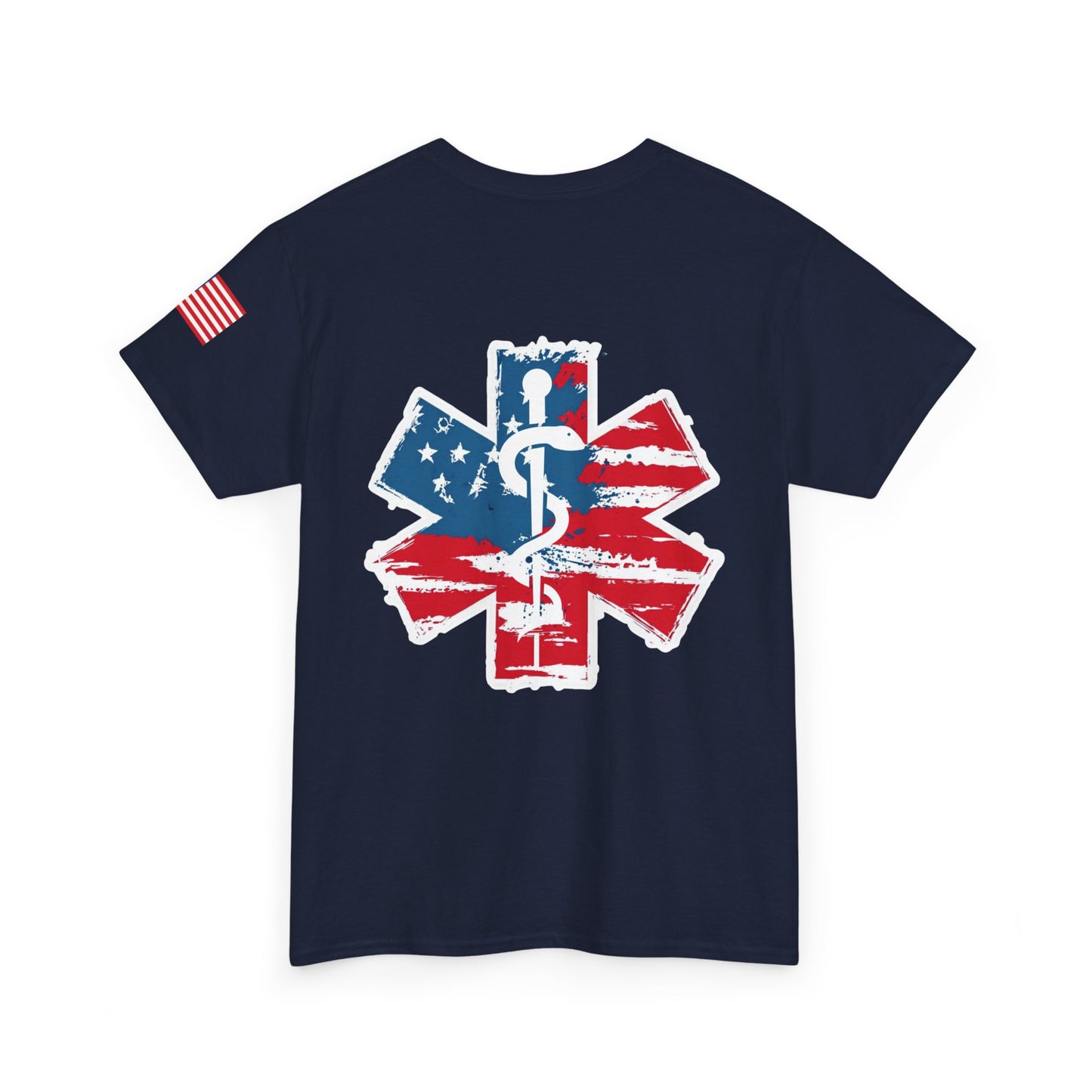 Patriotic healthcare worker t shirt Independence Day gift for healthcare worker Unisex Heavy Cotton Tee