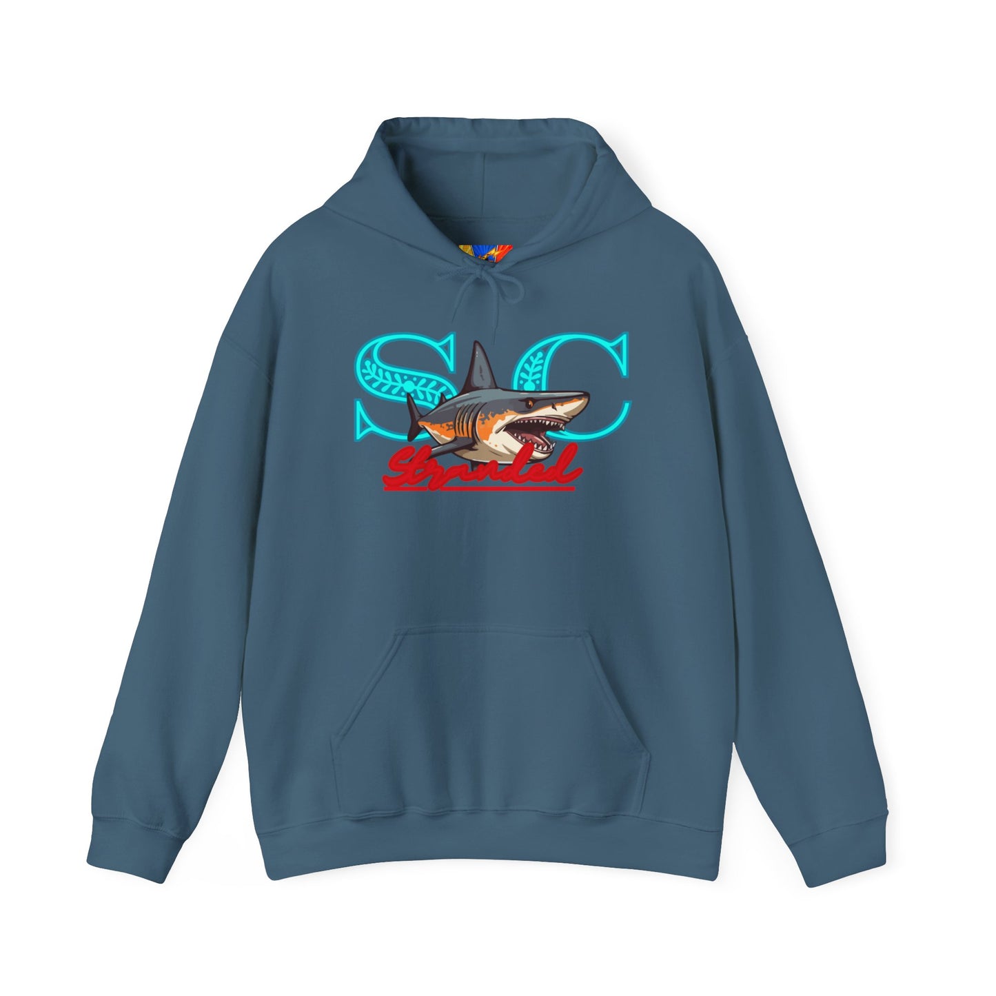 Hooded sweat shirt (stone cradle) stranded line