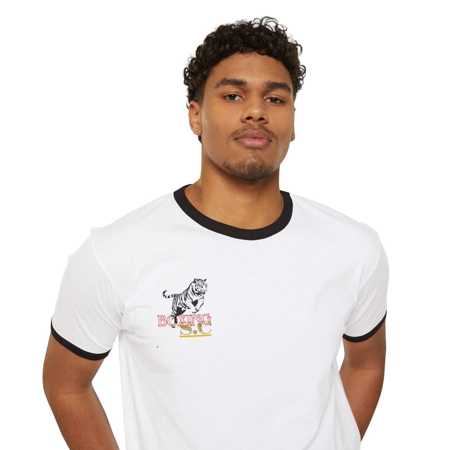 Unisex Cotton Ringer T-Shirt. stone cradle boxing
