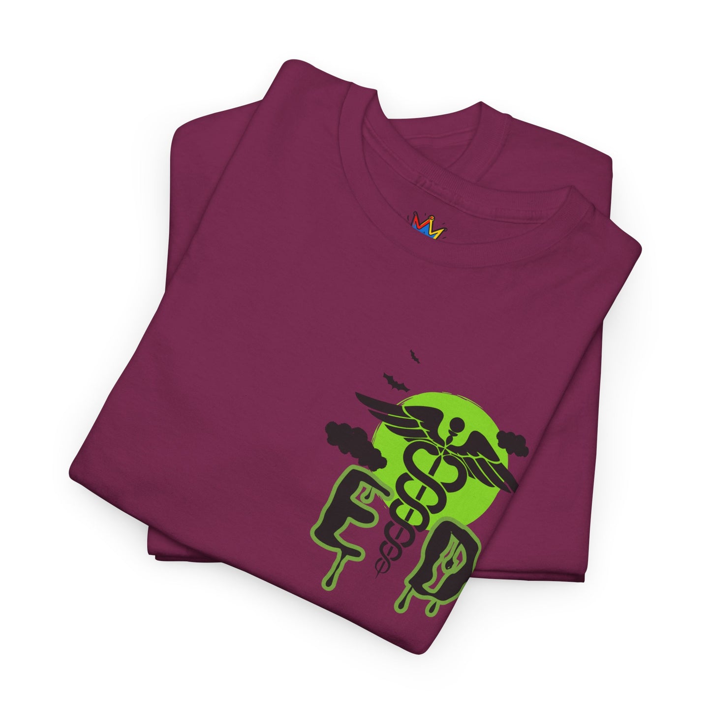 Witches Boiling Cauldron Halloween themed emergency department Unisex Heavy Cotton Tee