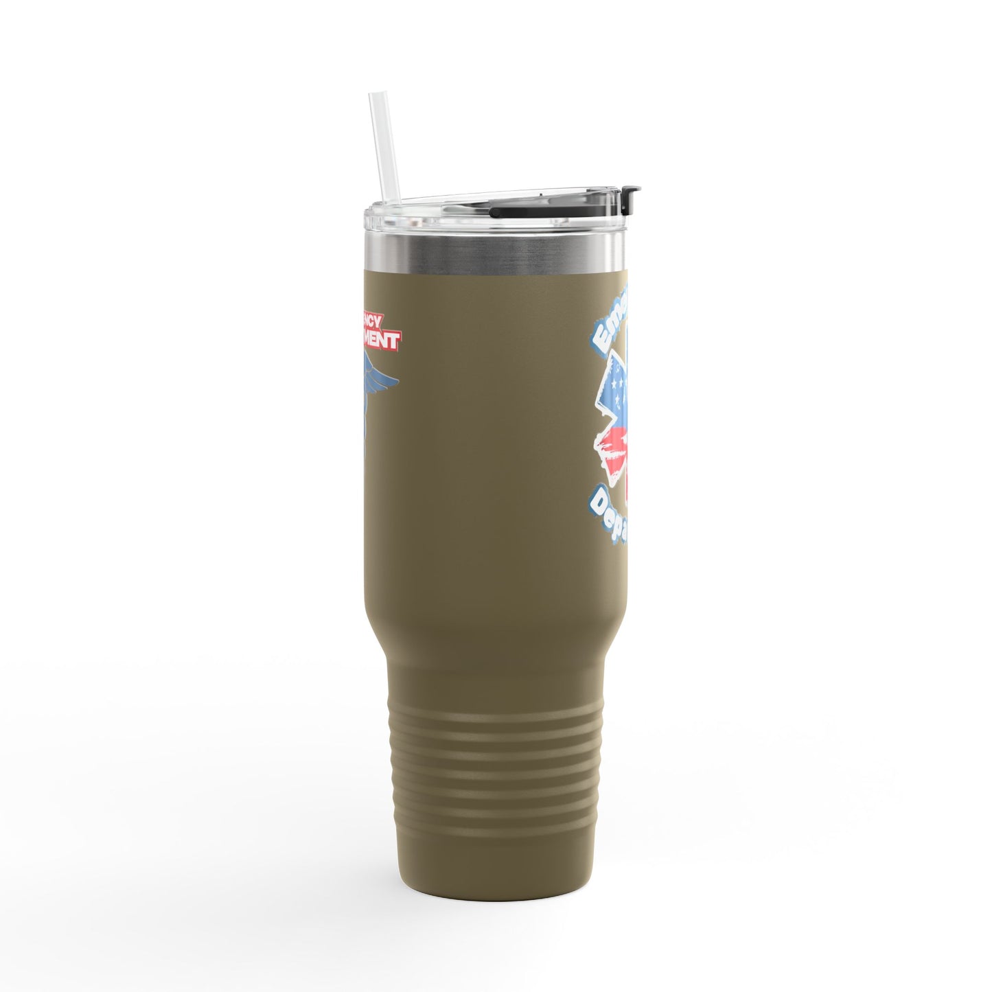 Patriotic Emergency Department Star of Life Insulated Travel Mug, 40oz gift