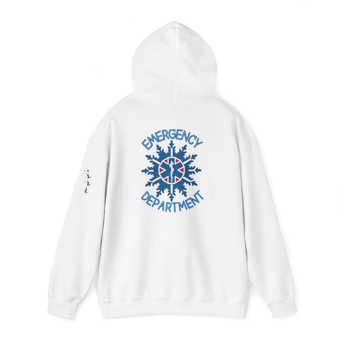 Holiday snowflake emergency department Unisex Heavy Blend™ Hooded Sweatshirt