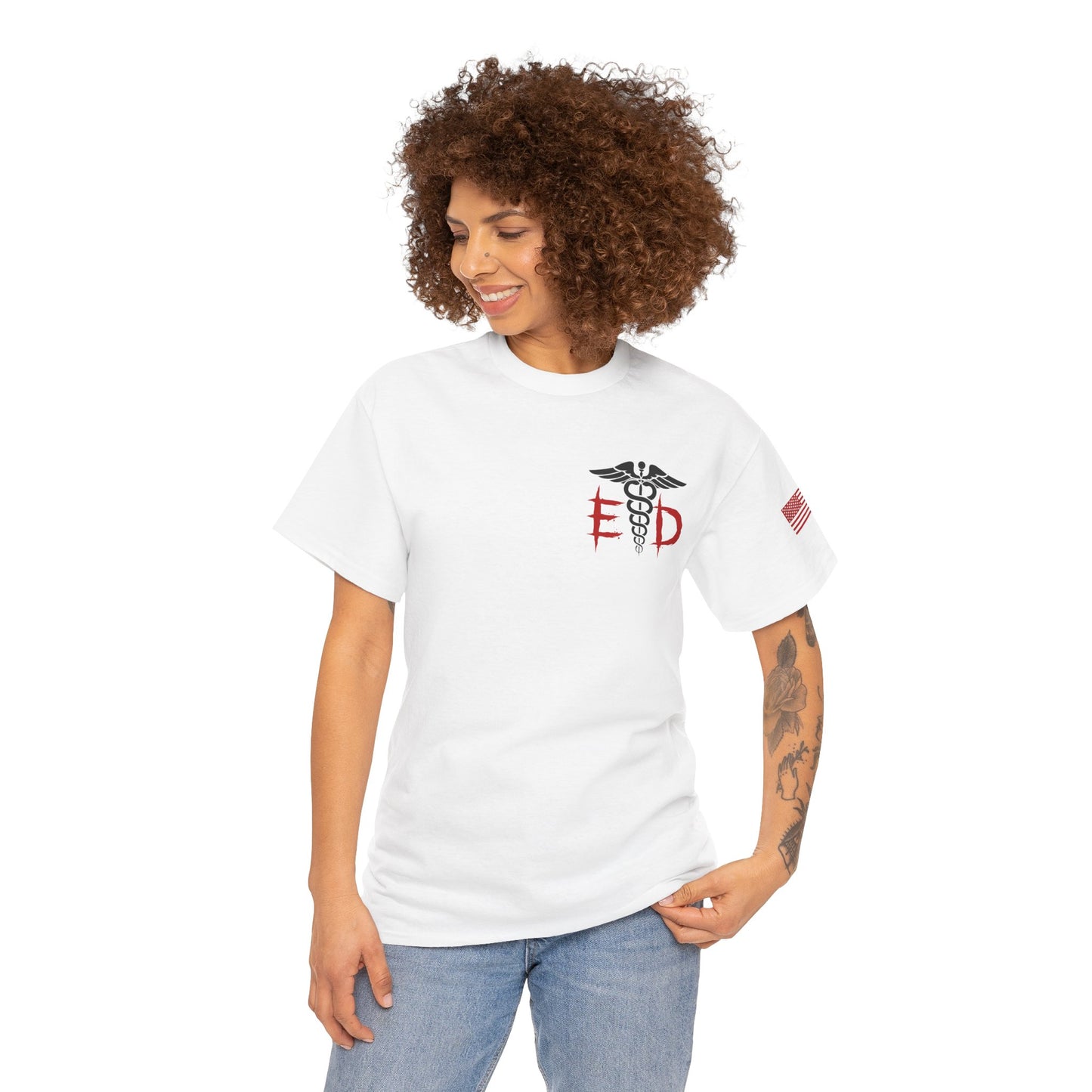 ER halloween clown t shirt Unisex Heavy Cotton Tee