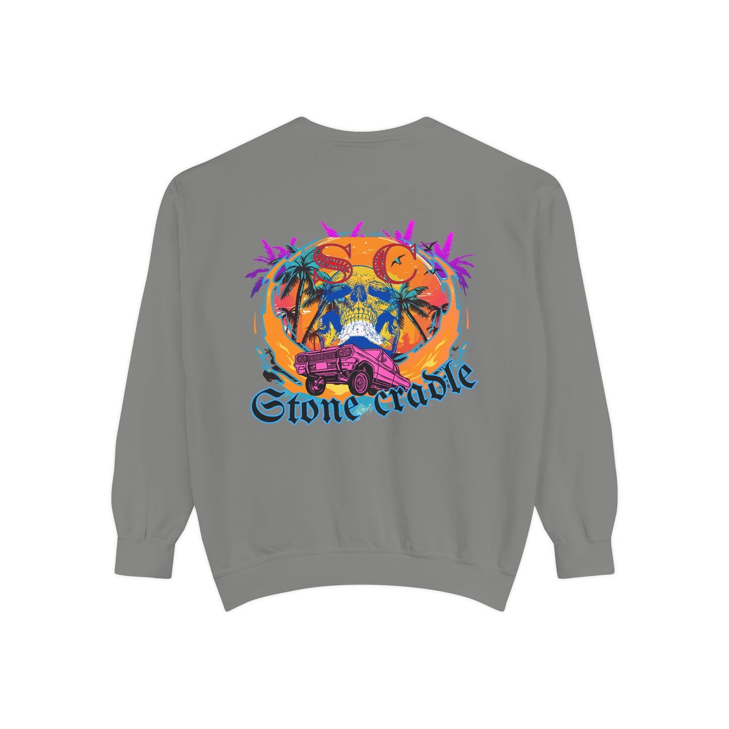 Unisex Garment-Dyed stone cradle sweat shirt