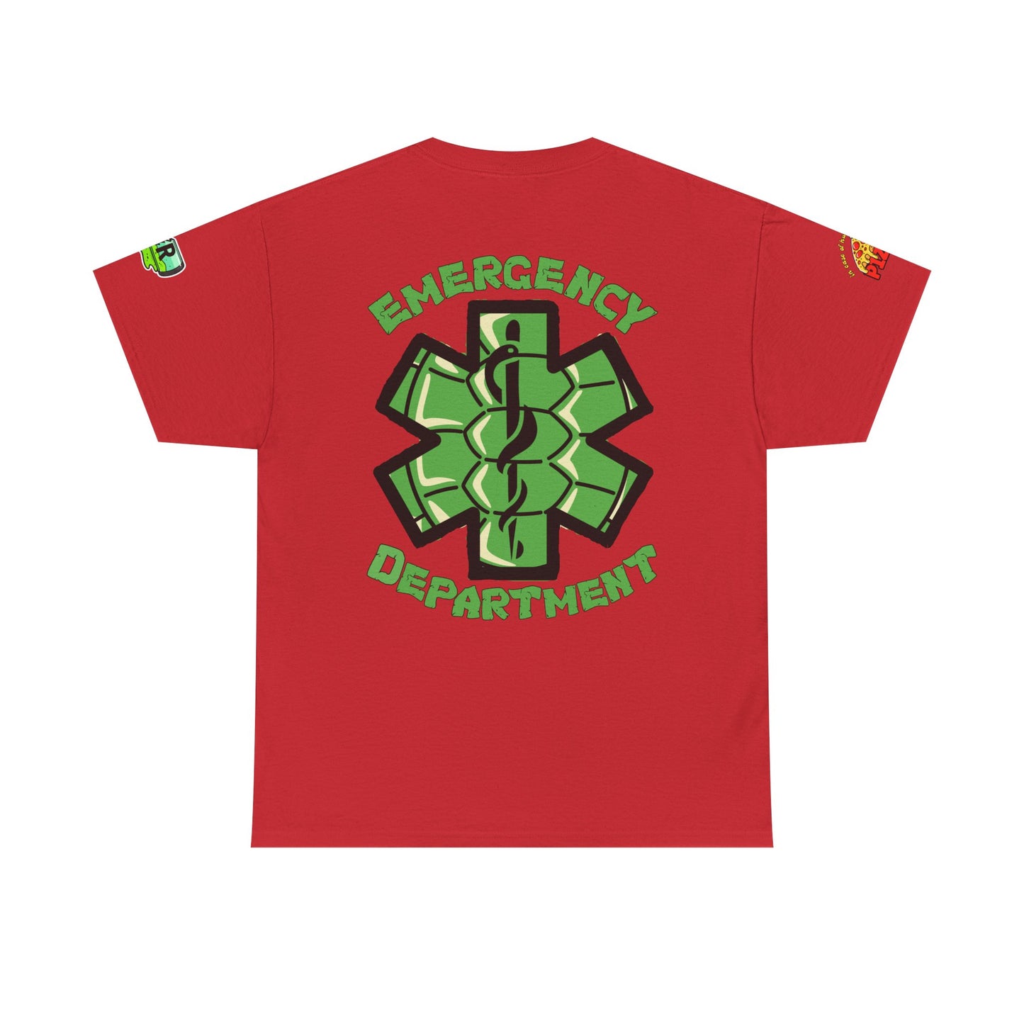 ER staff tee shirt nostalgic turtle power pizza time