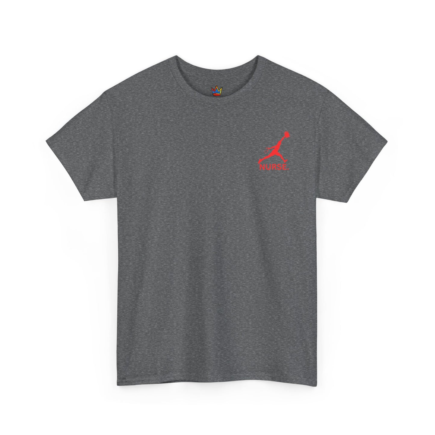 Nursing jumpman t shirt gift nurses week sporty nurse gift Unisex Heavy Cotton Tee