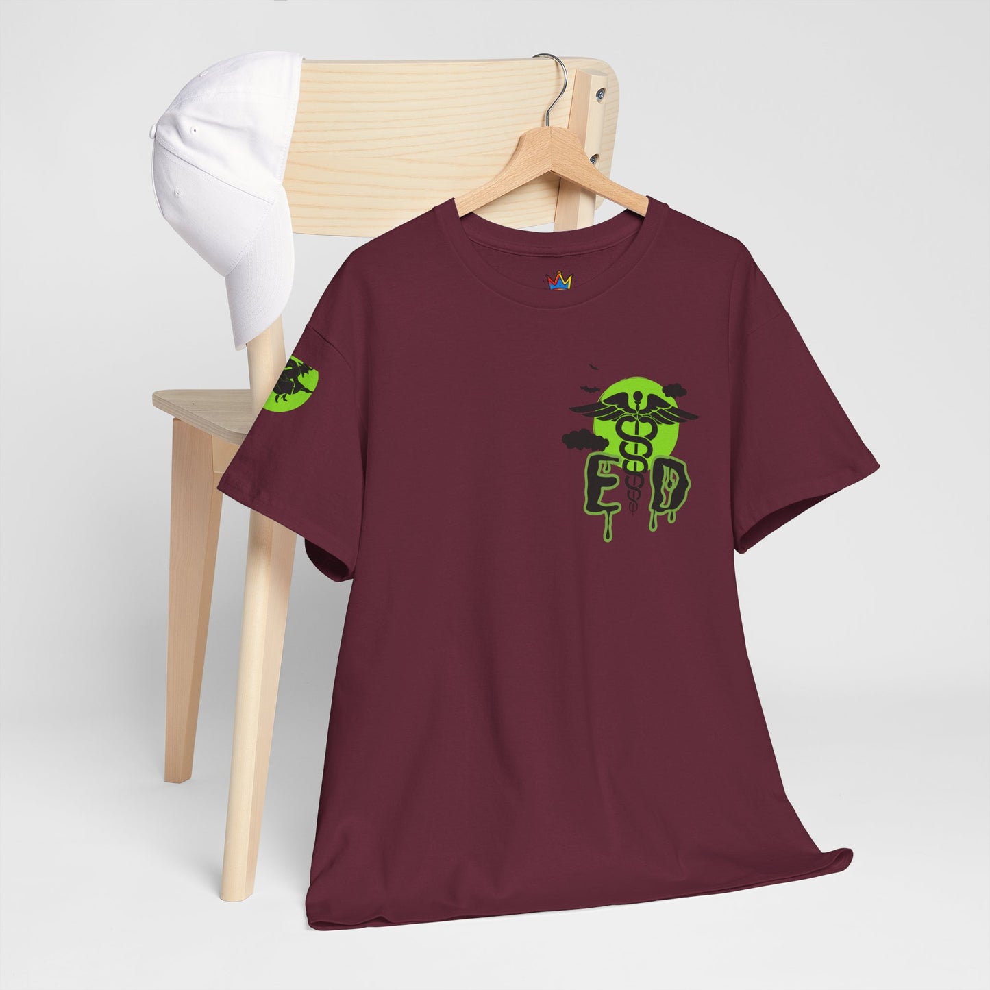 Witches Boiling Cauldron Halloween themed emergency department Unisex Heavy Cotton Tee