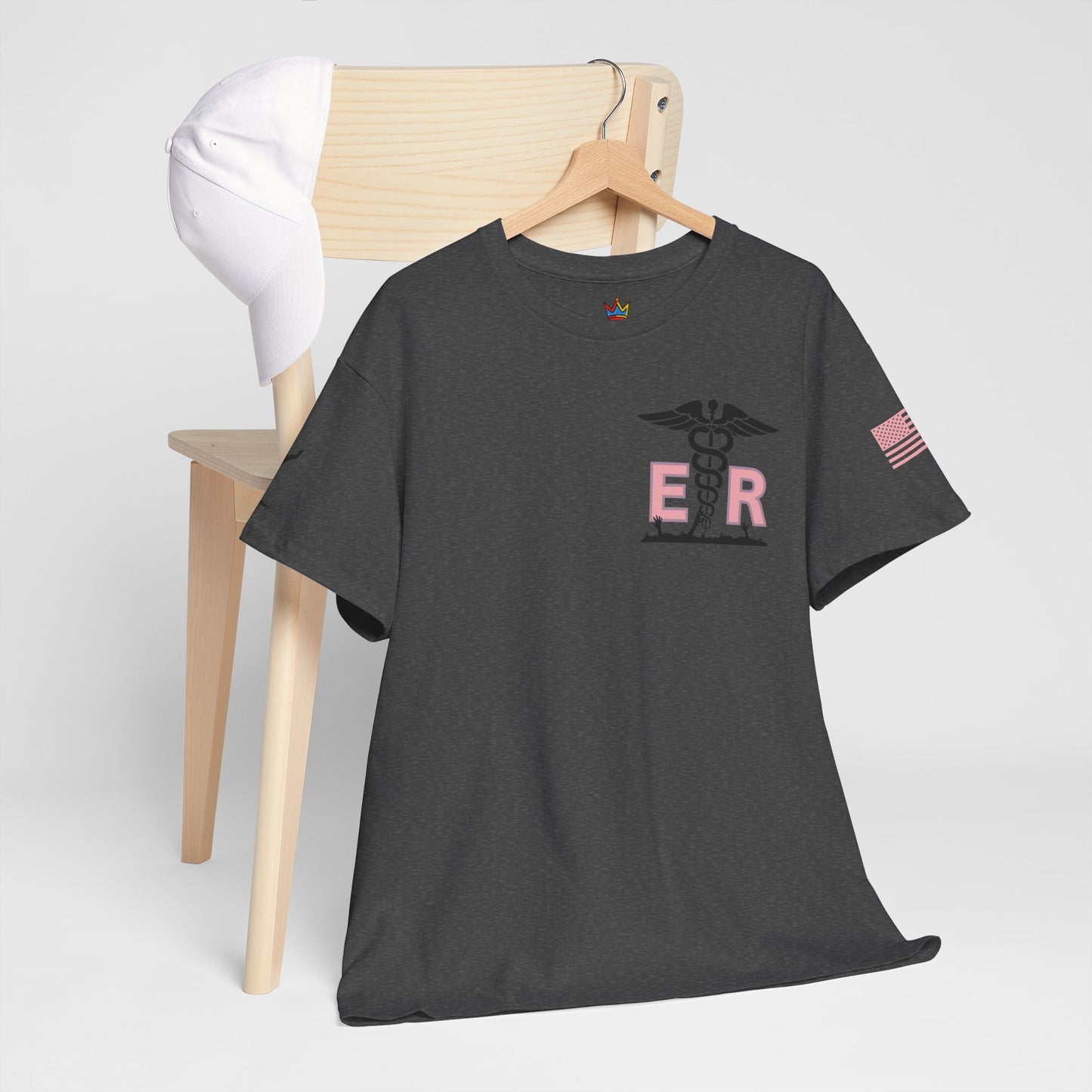 ER Halloween strawberry moon Night of the Living Dead t shirt Unisex Heavy Cotton Tee